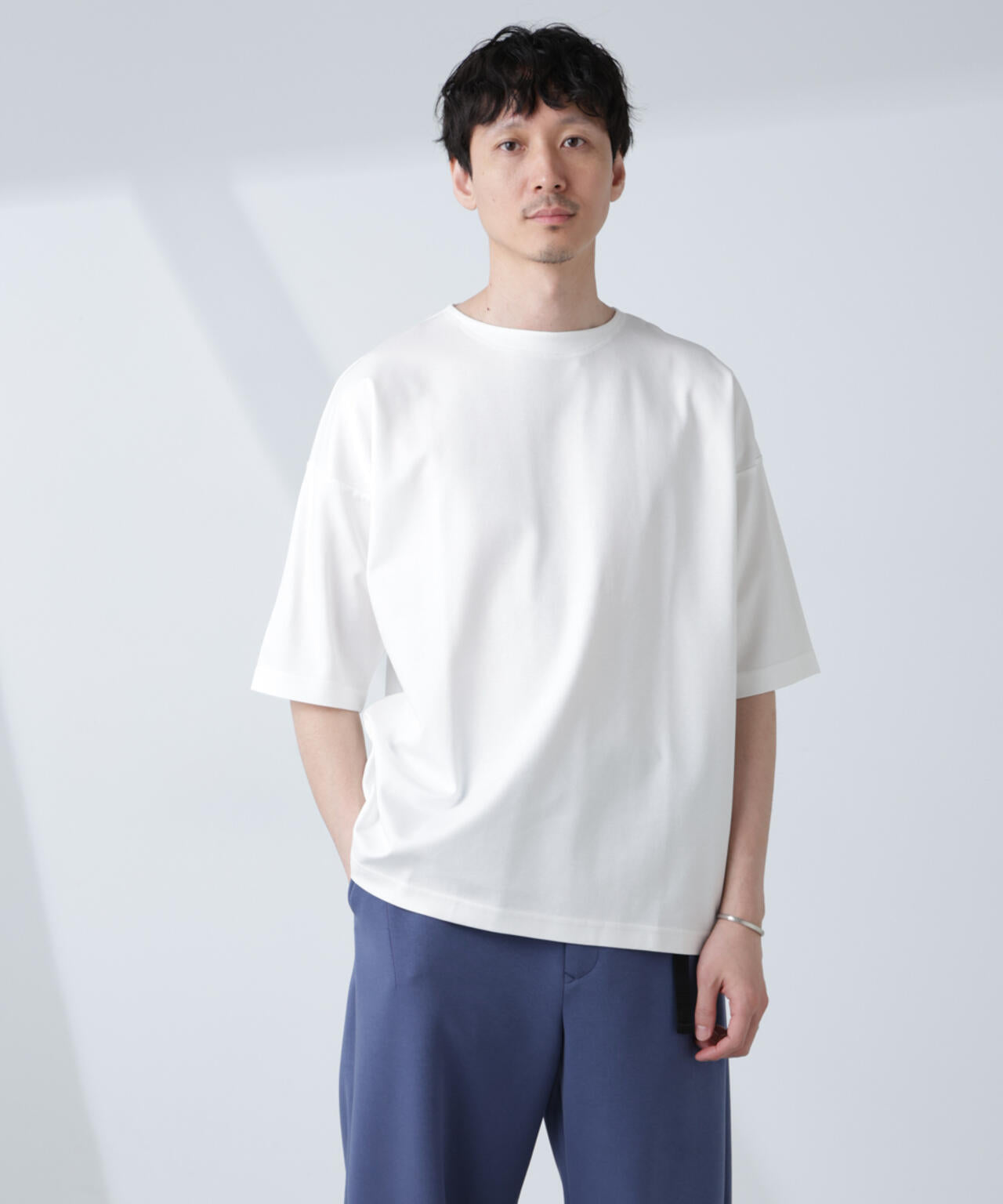 「NJ/CLUB」モクロディ ボートネック ビッグＴシャツ 6685124234