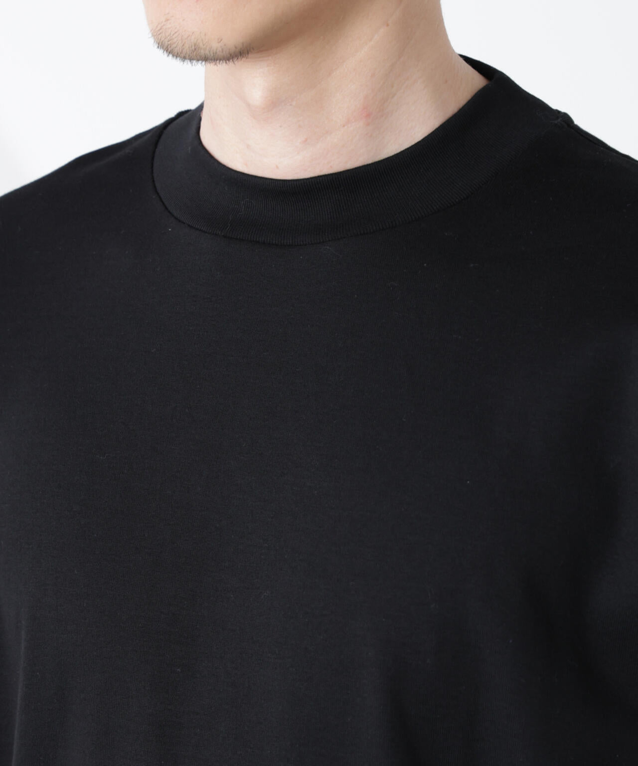 FORMAL JERSEY] モックネック カットソー 半袖