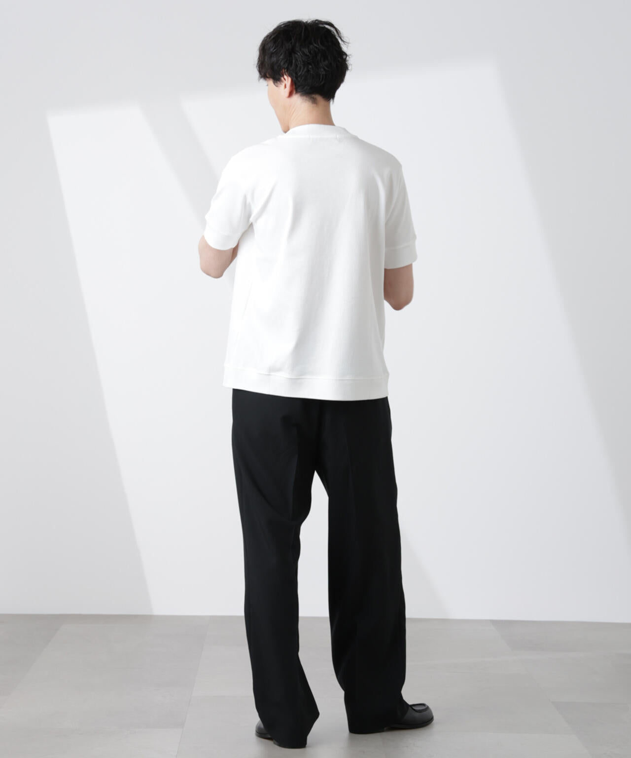 「FORMAL JERSEY」クルーネックカットソー半袖 FORMAL JERSEY｣クルーネックカットソー半袖 | NANO universe