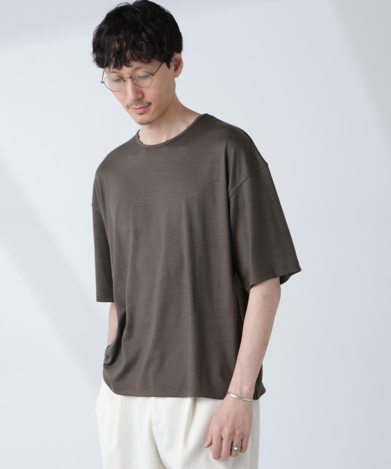 ALL-DAYS COMFORT 100% WOOL」 エレガンス TEE