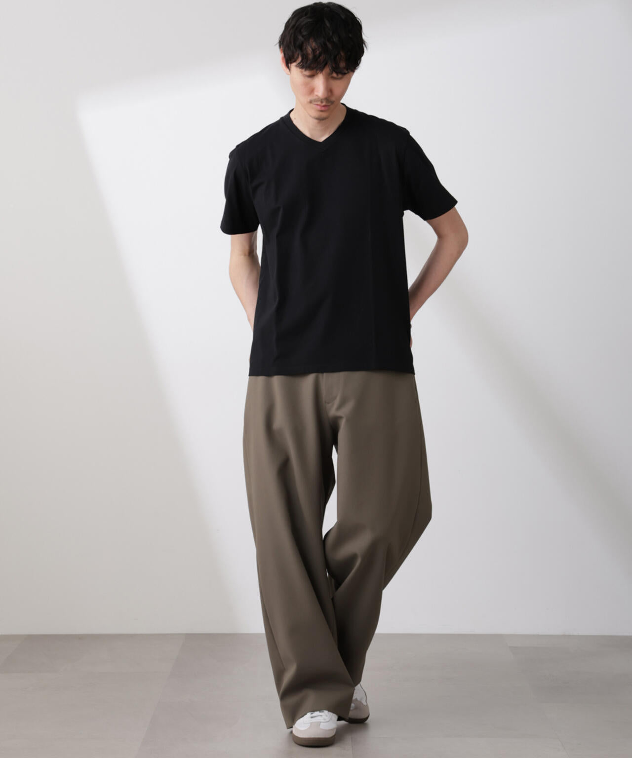 ｢SOIGNE｣ECOPET(R)×AEROツイルストレッチチノスラックス 6685127207