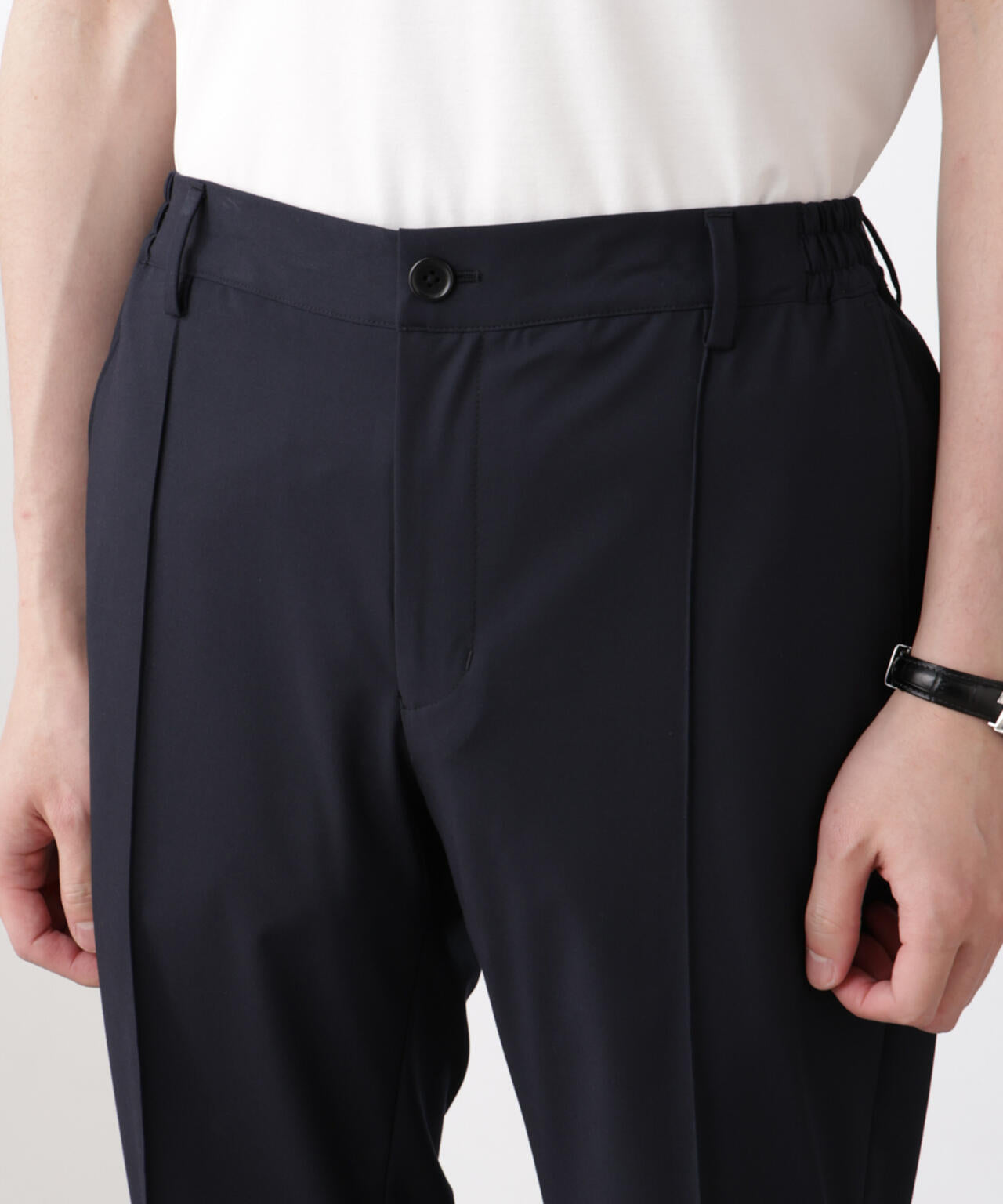 ｢N TROUSERS BASIC｣トロピカルストレッチパンツ（セットアップ可） 6685129202