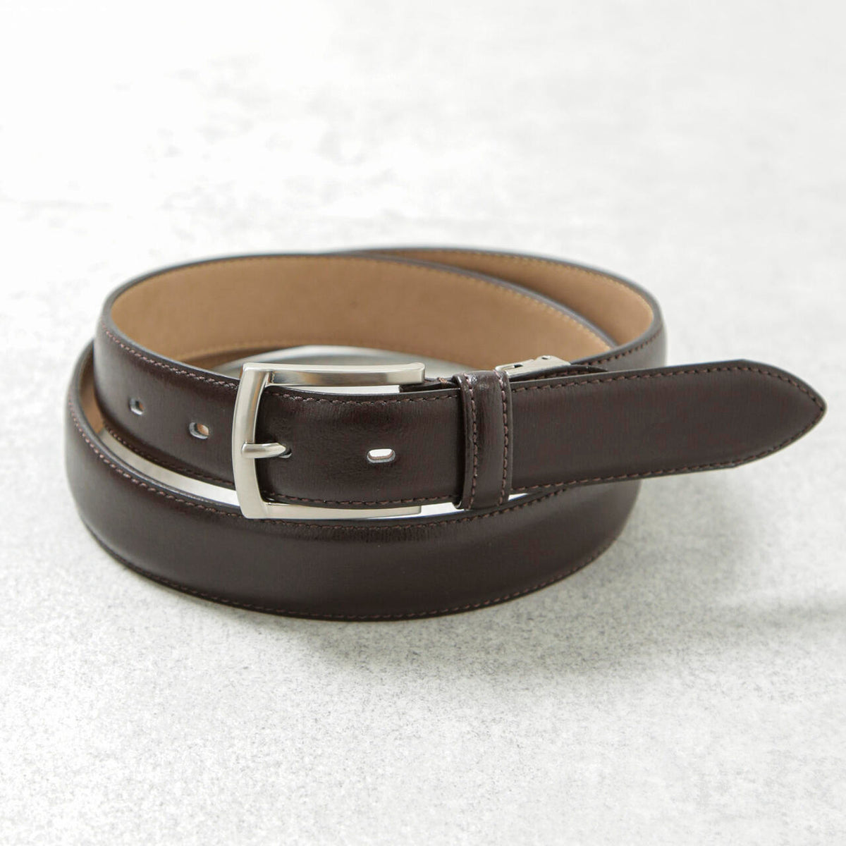 ラフシモンズ　シルバー ブラック レザーベルト ブラック レザーベルト、30 mm - 高級ベルト – Montblanc® JP