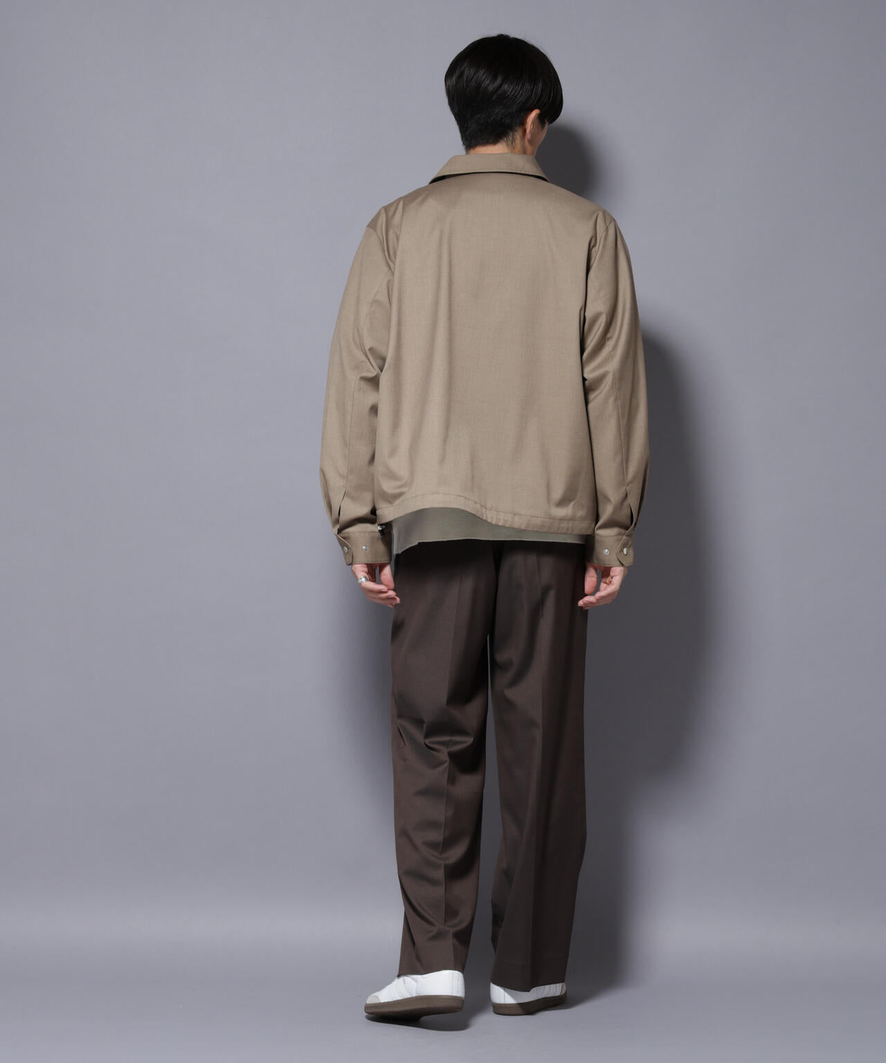 DELEGANTE エアリーサキソニーコーチジャケット 6685212207