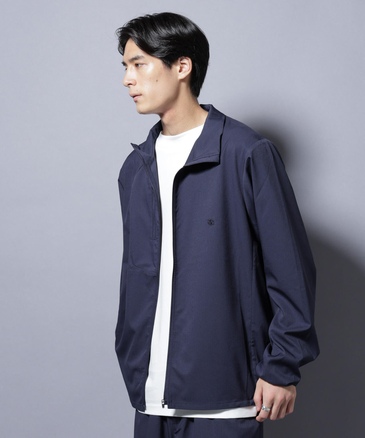 「NJ/CLUB」ワンポイントロゴトラックジャケット 6685212215