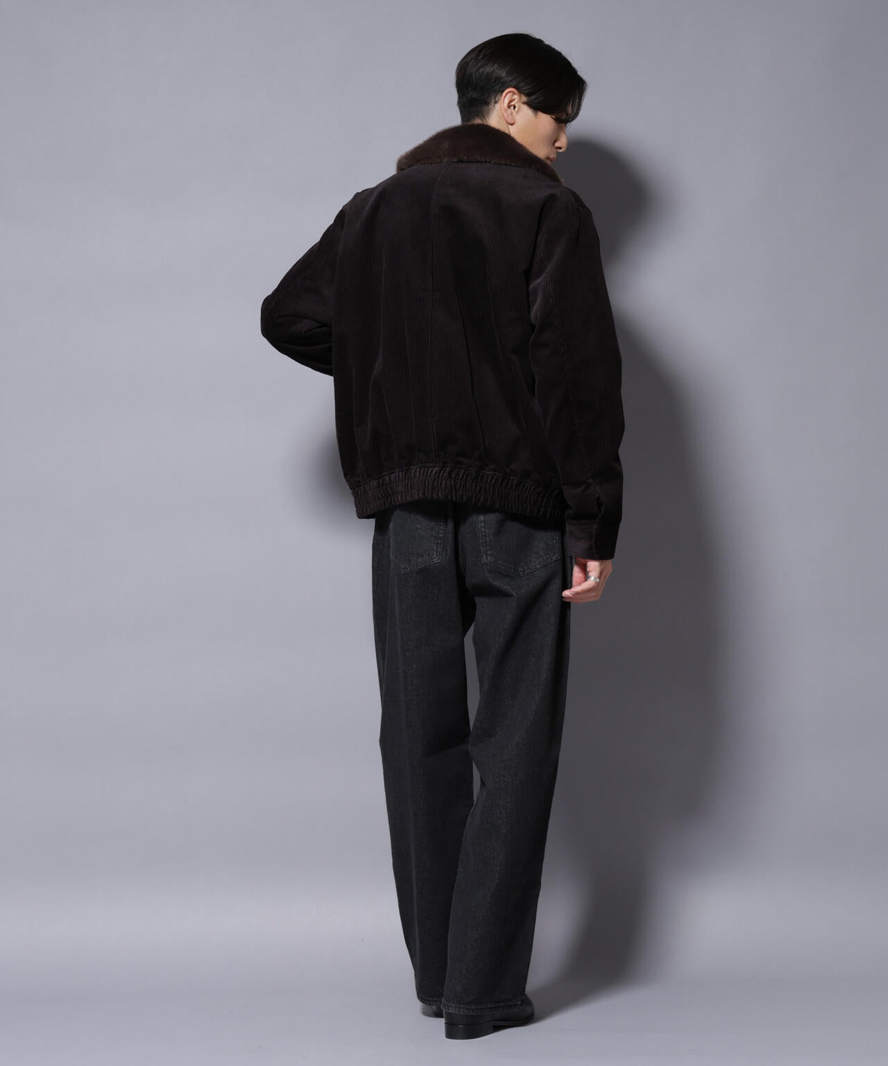 アタッチドカラー コットンコーデュロイブルゾン 6685212222