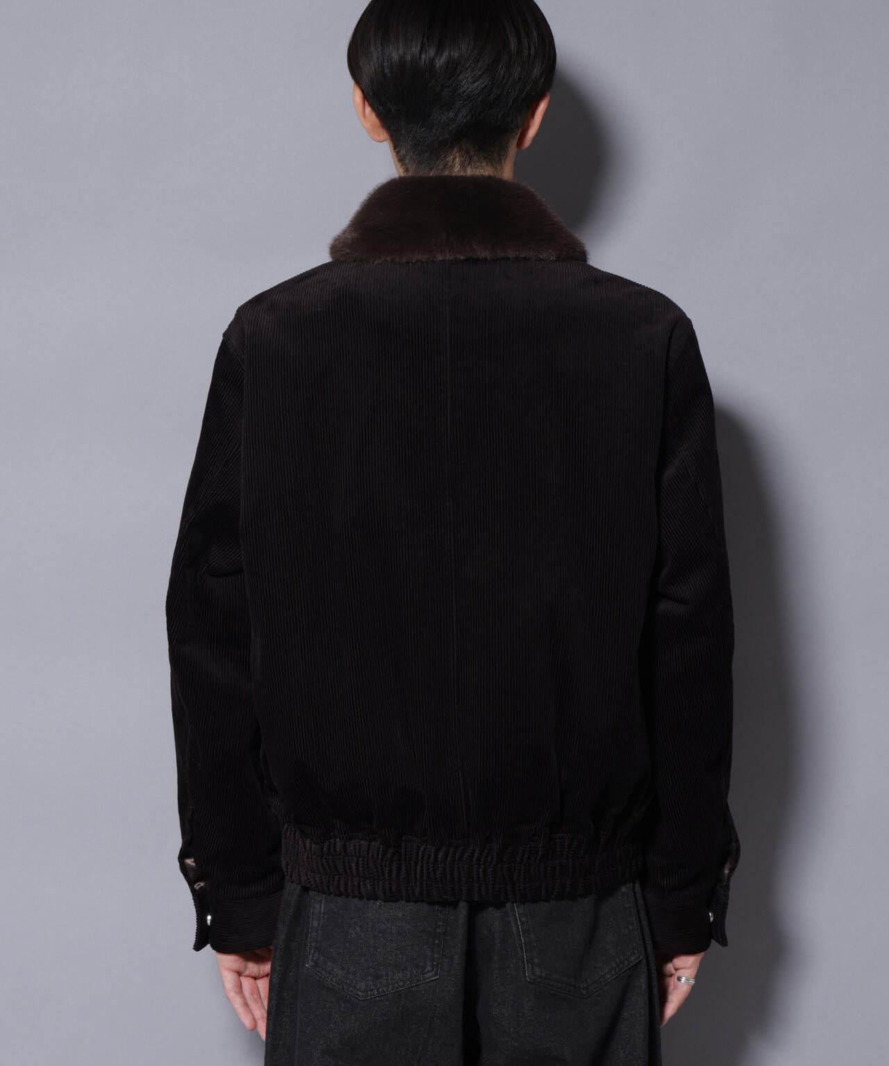 アタッチドカラー コットンコーデュロイブルゾン 6685212222