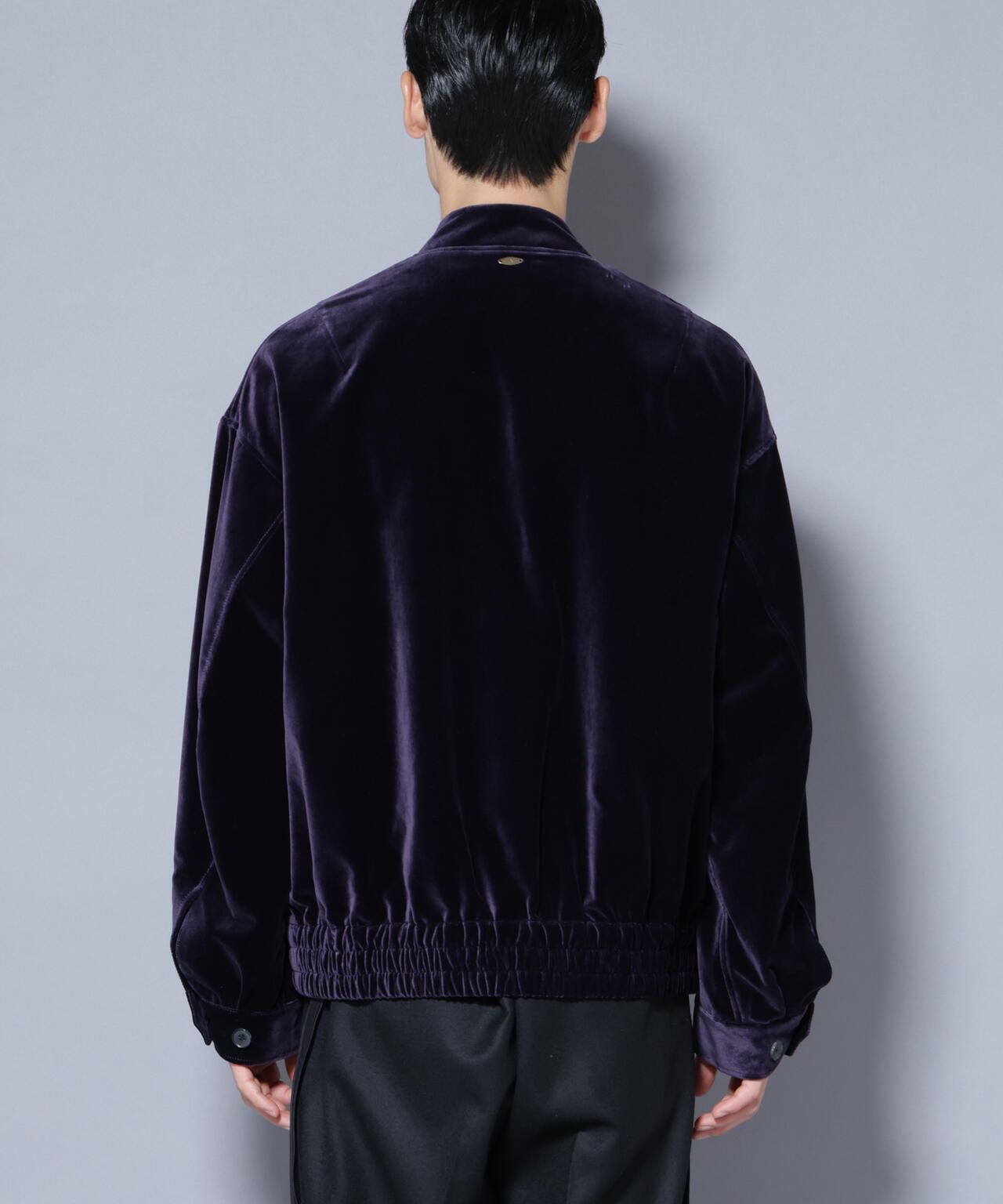 ｢ASSEMBLANC｣ コットンシルクベルベットブルゾン 6685212235