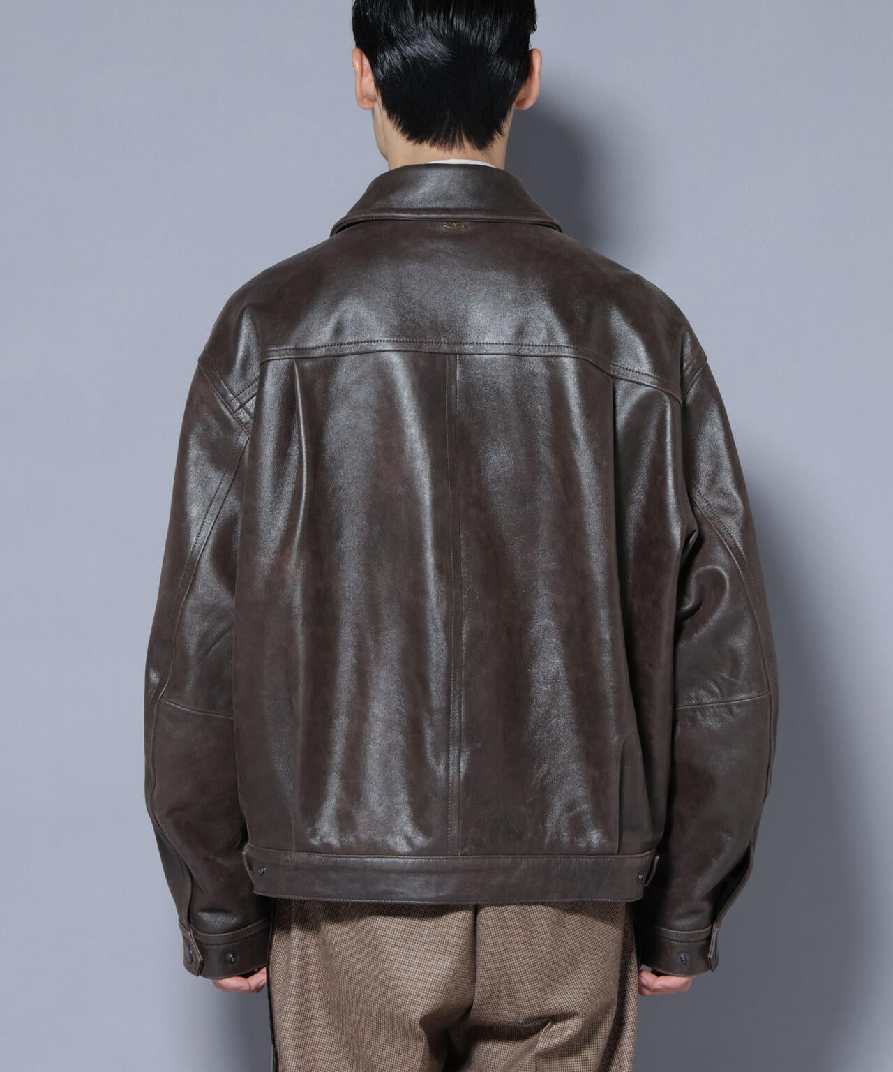 ｢ASSEMBLANC｣ ディストレスシープバルーンボンバージャケット 6685213204