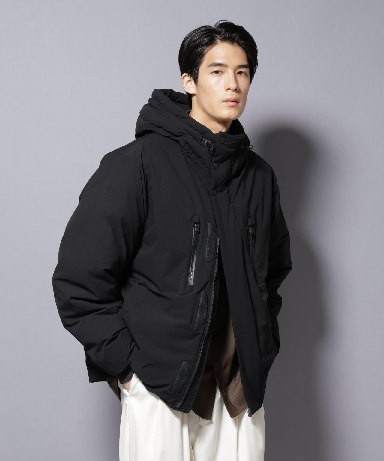 西川ダウン(R)」SOLOTEXショートダウン