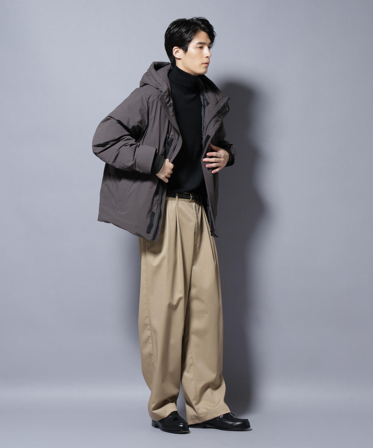 西川ダウン(R)」SOLOTEXショートダウン