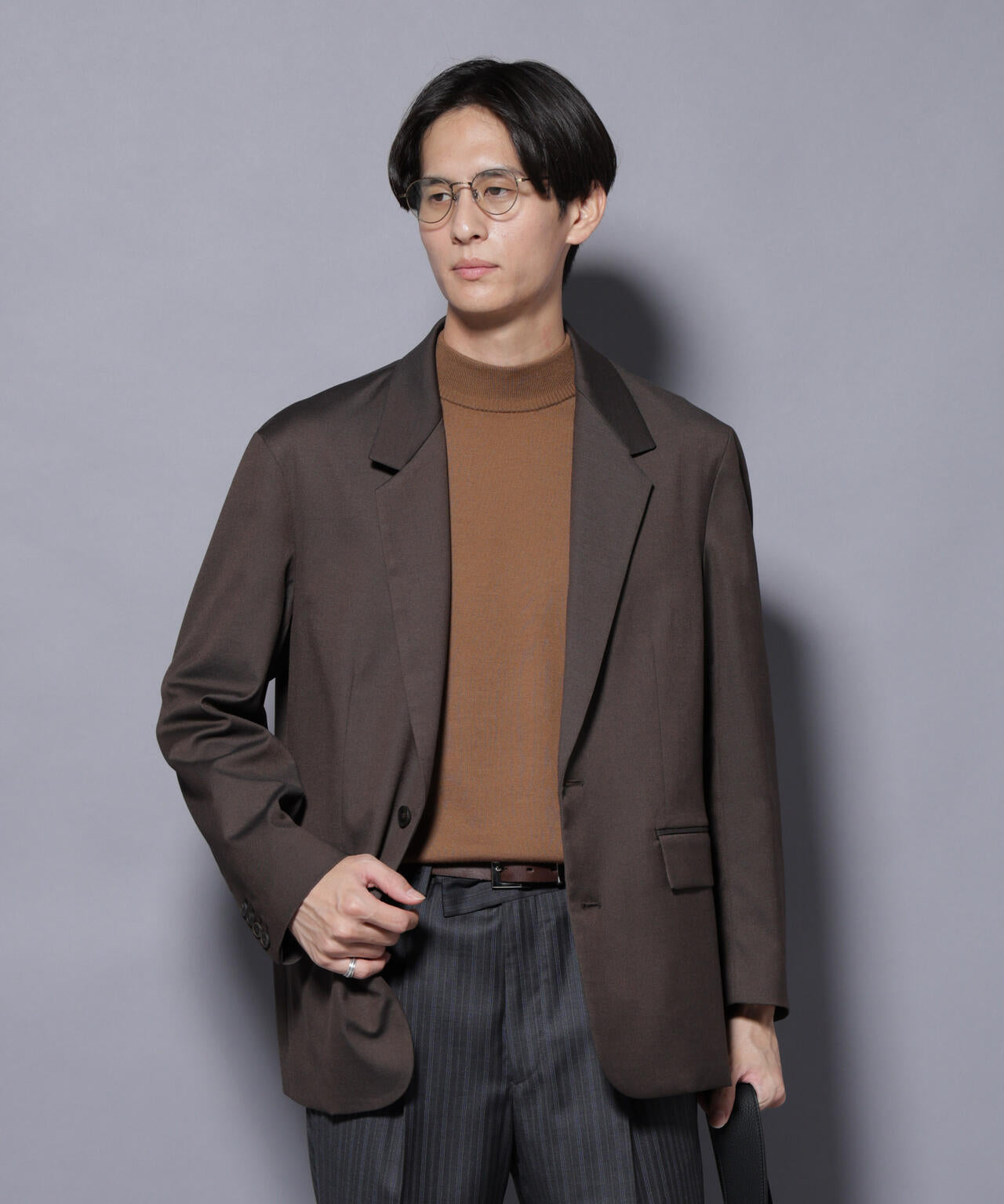 CANONICO製サキソニー生地使用　オーダーセットアップ CANONICO】サキソニー Super 120's ダブルブレスト