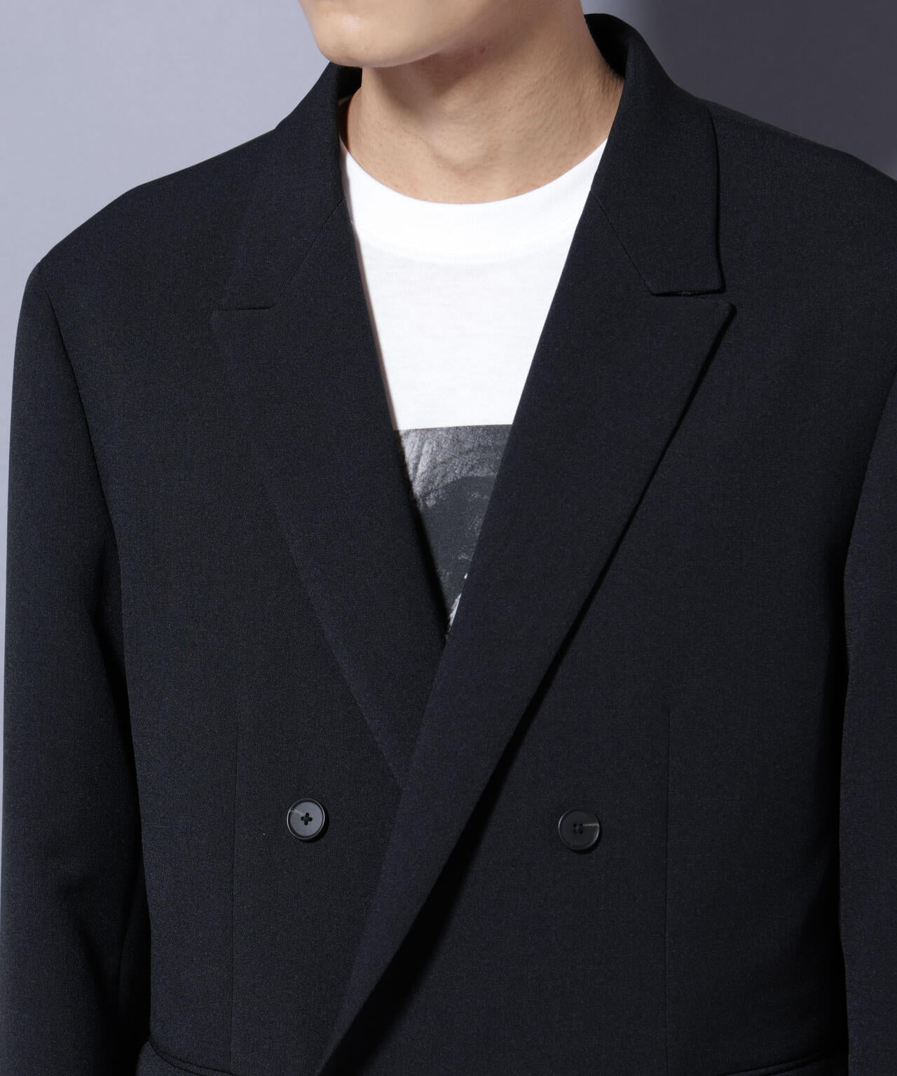 Reflax(R) ダブルクロスウェザーダブルブレストジャケット