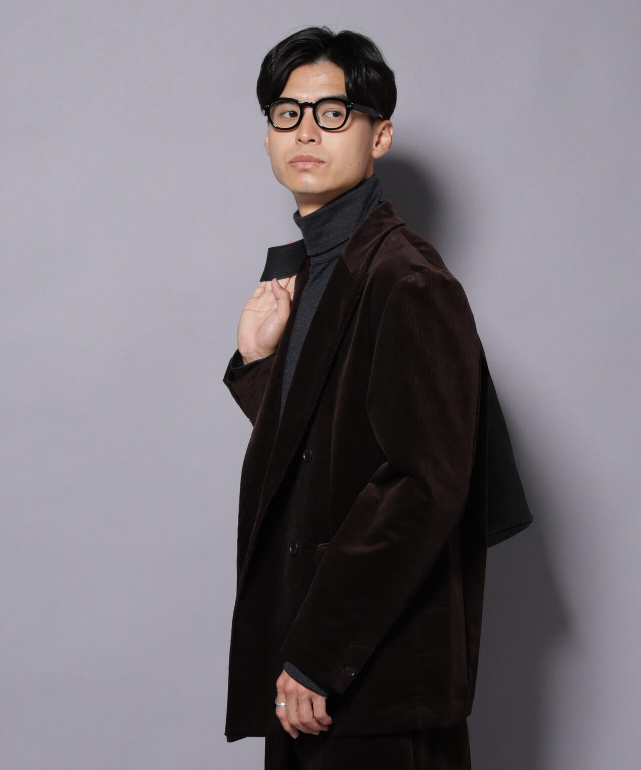 AIRコーデュロイ ダブルブレストジャケット/STRETCH（セットアップ可） 6685216205