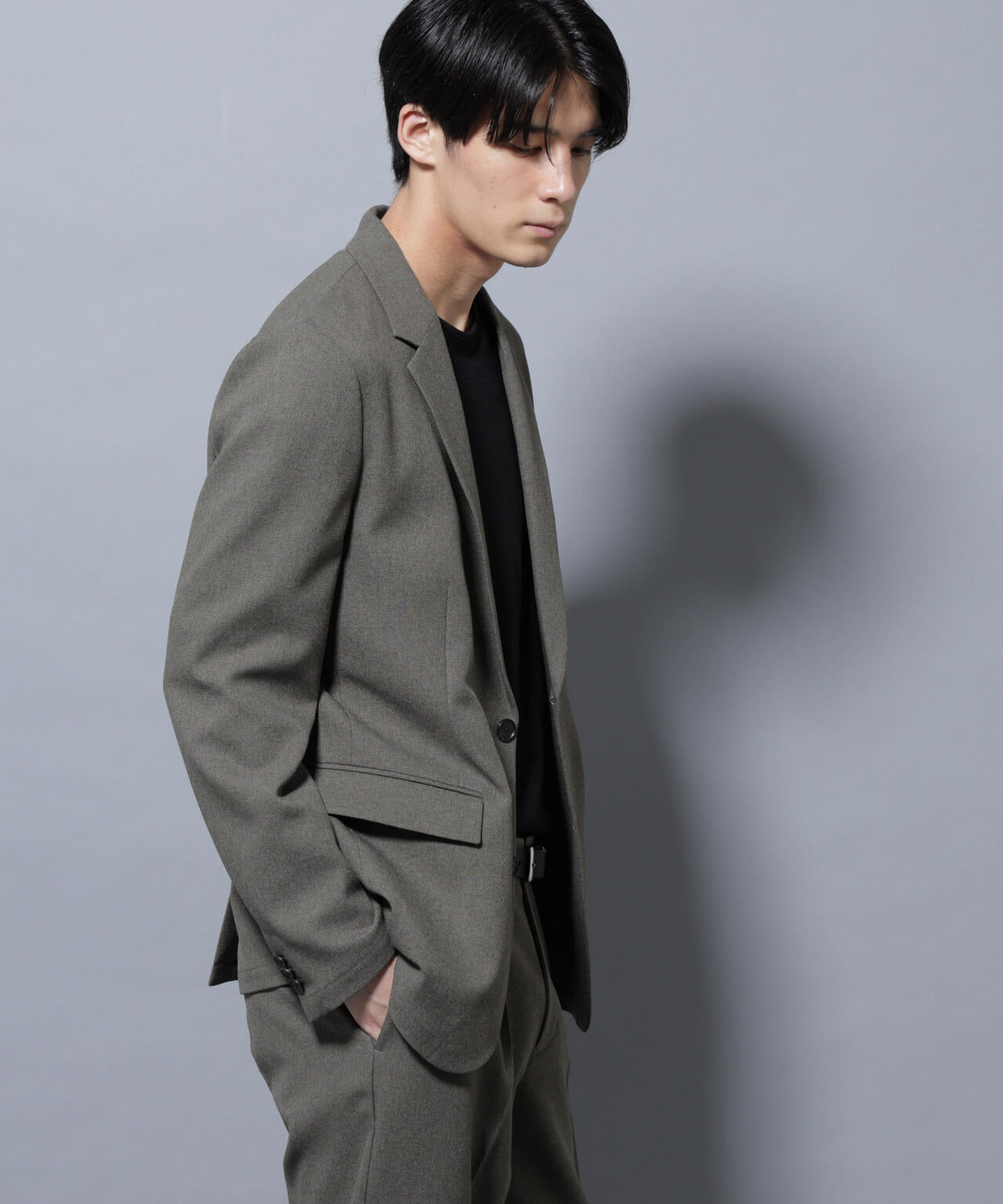 Damerino」LANATEC(R) メランジ オックス ストレッチ セットアップ