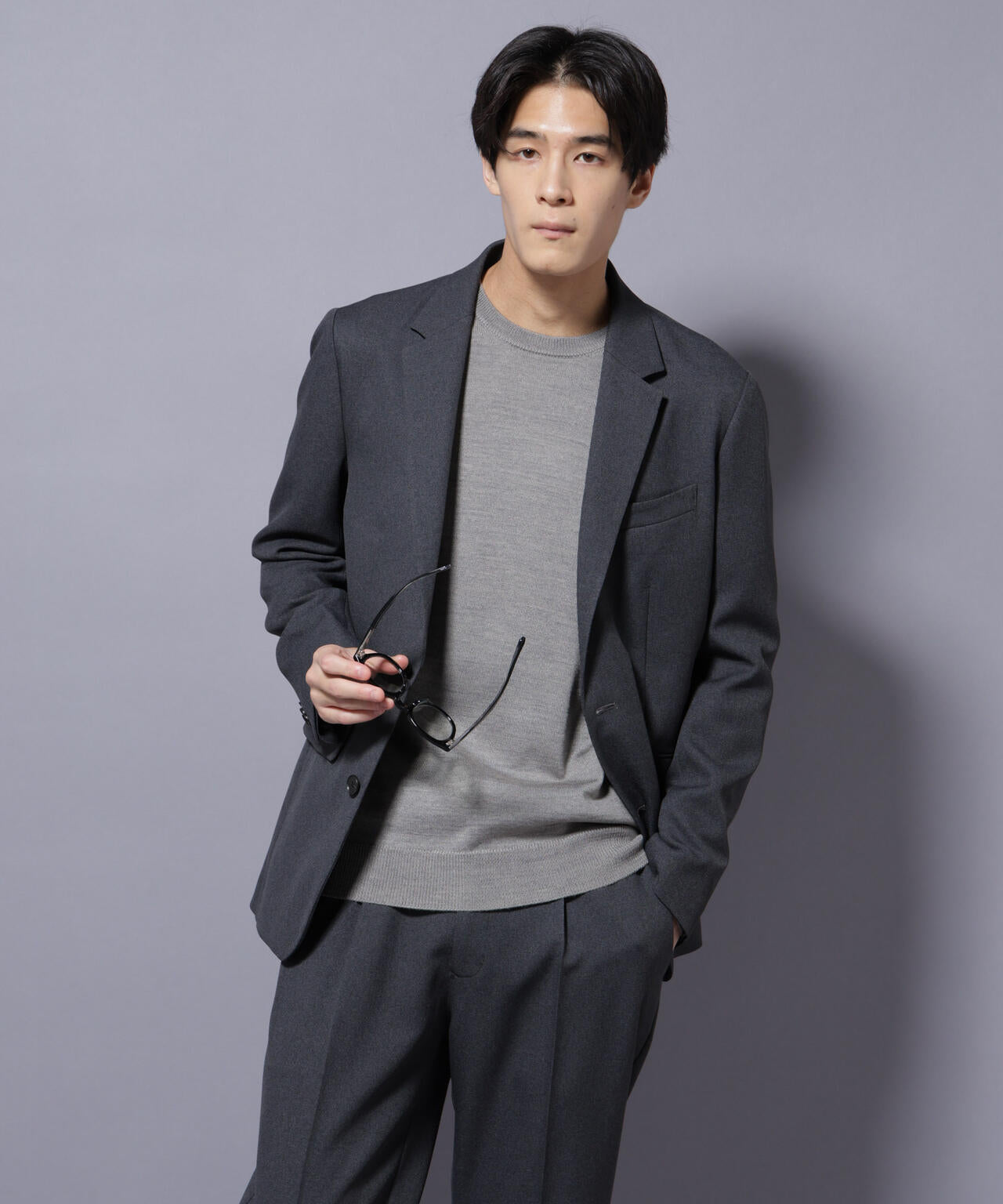 Damerino」LANATEC(R) メランジツイルセットアップ