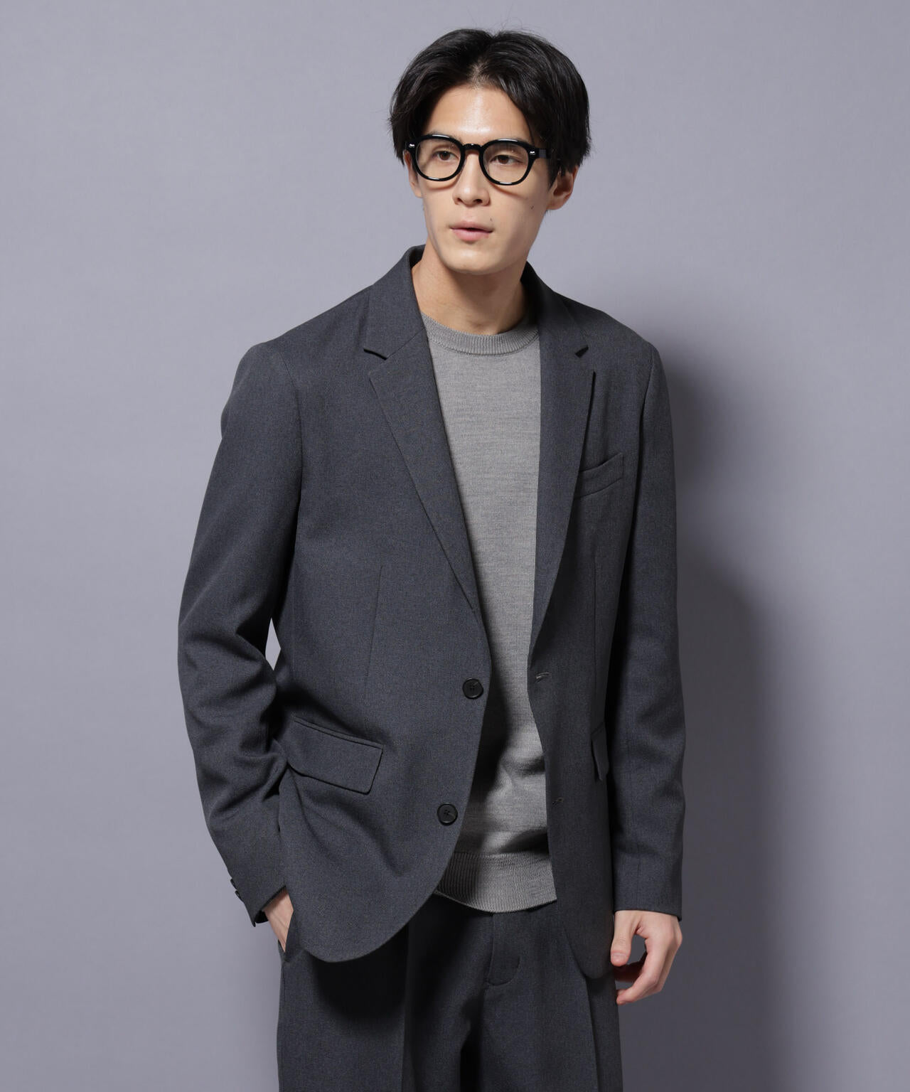 Damerino」LANATEC(R) メランジツイルセットアップ