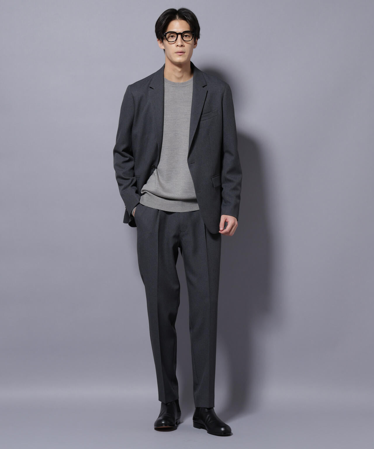 「Damerino」LANATEC(R) メランジツイルセットアップ 6685218209