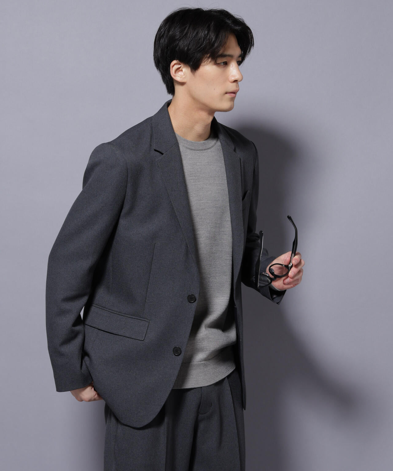 未使用ナノユニバースDamerino LANATEC(R)セットアップ　M Damerino｣LANATEC(R)メランジオックスセットアップ｜ナノ