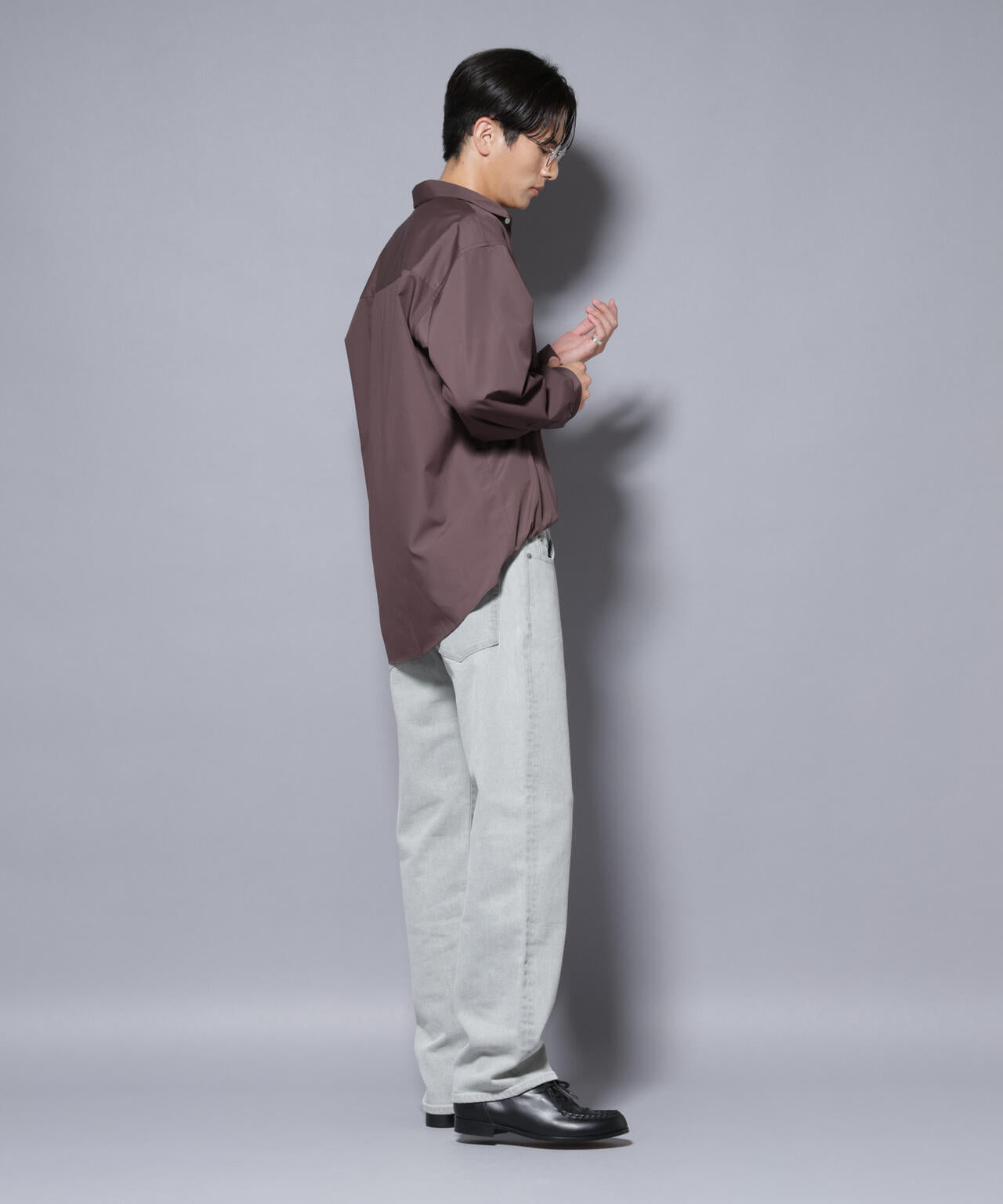 「大人のワイドシャツ」レギュラーカラー 長袖 6685220203