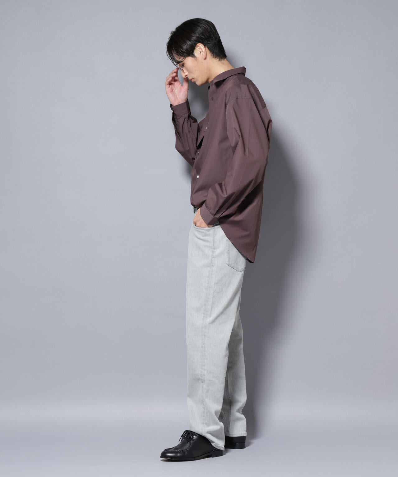 「大人のワイドシャツ」レギュラーカラー 長袖 6685220203