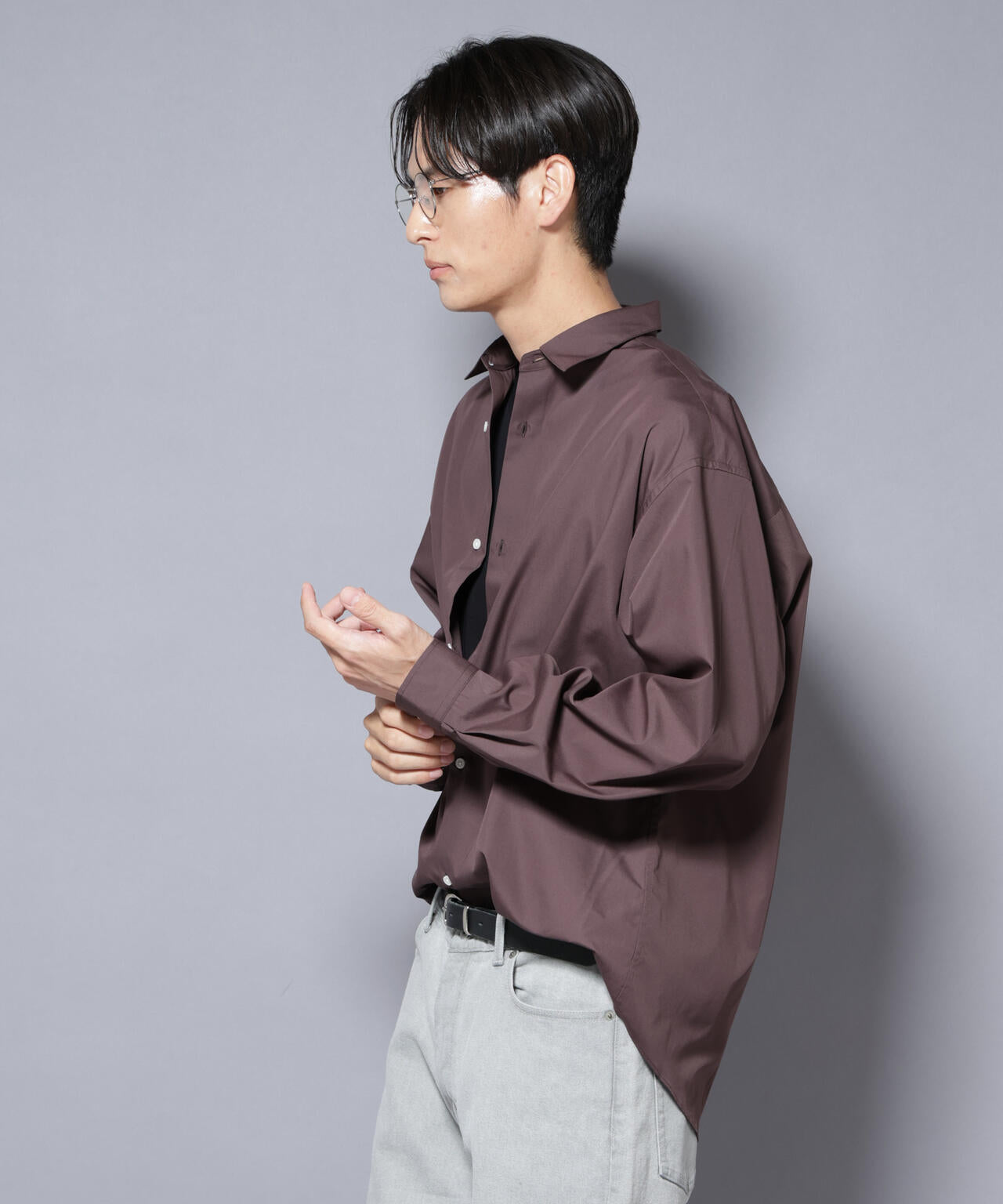 「大人のワイドシャツ」レギュラーカラー 長袖 6685220203