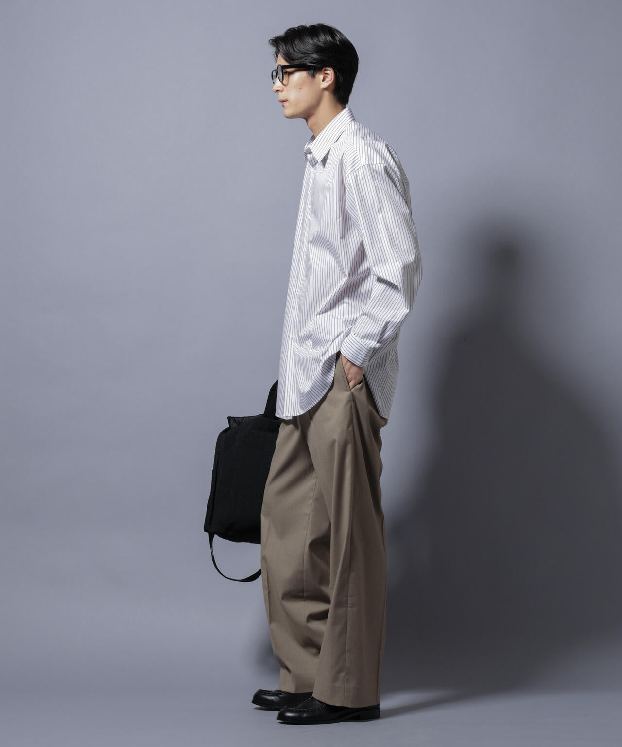 SIDOGRAS-VENICE｣ オルタネイトストライプシャツ