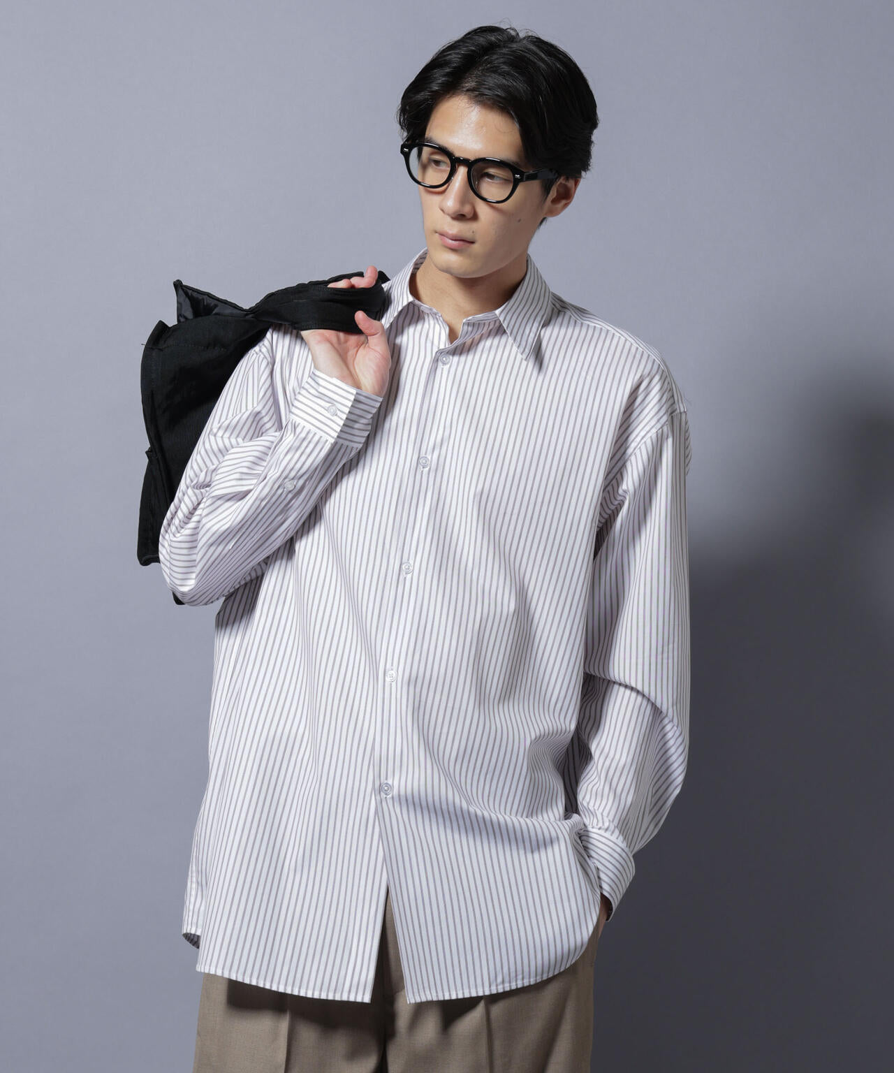 SIDOGRAS-VENICE｣ オルタネイトストライプシャツ