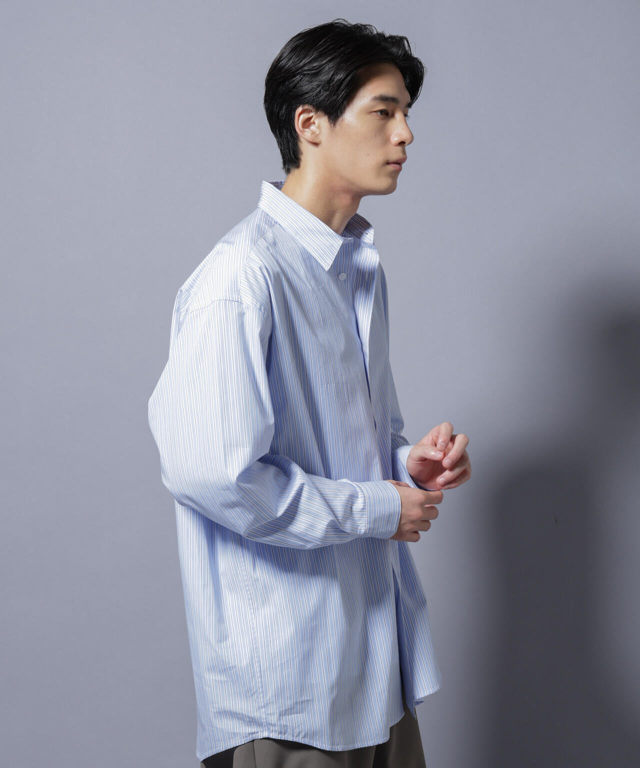 SIDOGRAS-VENICE｣ オルタネイトストライプシャツ