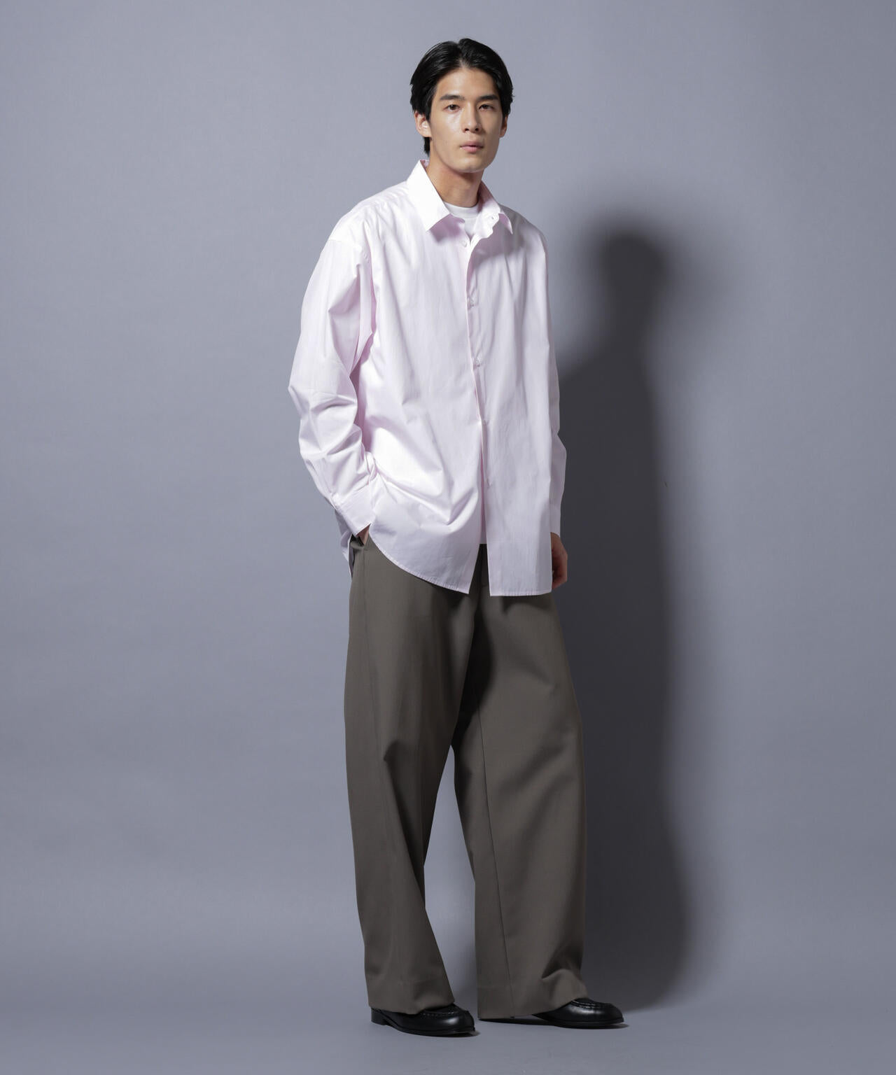 ｢SIDOGRAS-SIDOPOPEL｣ マイクロストライプシャツ 6685220217