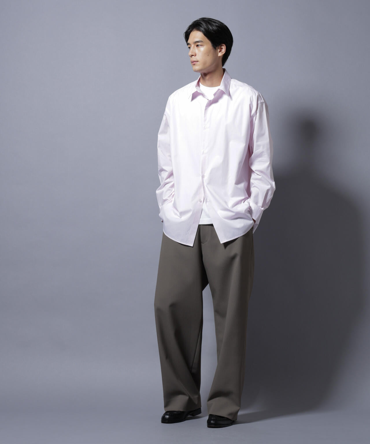 SIDOGRAS-SIDOPOPEL｣ マイクロストライプシャツ