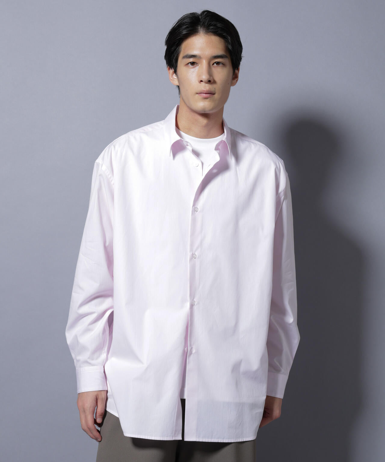 SIDOGRAS-SIDOPOPEL」 マイクロストライプシャツ SIDOGRAS-SIDOPOPEL」 マイクロストライプシャツ