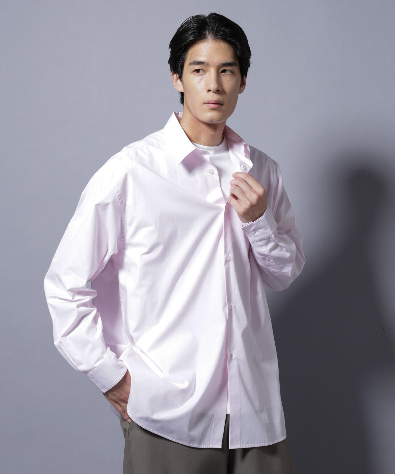 ｢SIDOGRAS-SIDOPOPEL｣ マイクロストライプシャツ