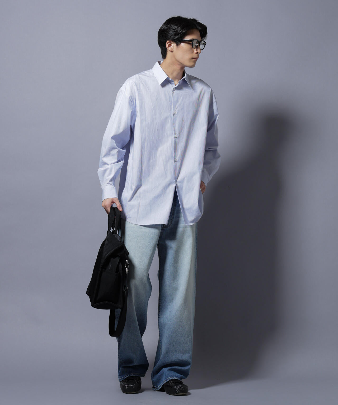 ｢SIDOGRAS-SIDOPOPEL｣ マイクロストライプシャツ 6685220217