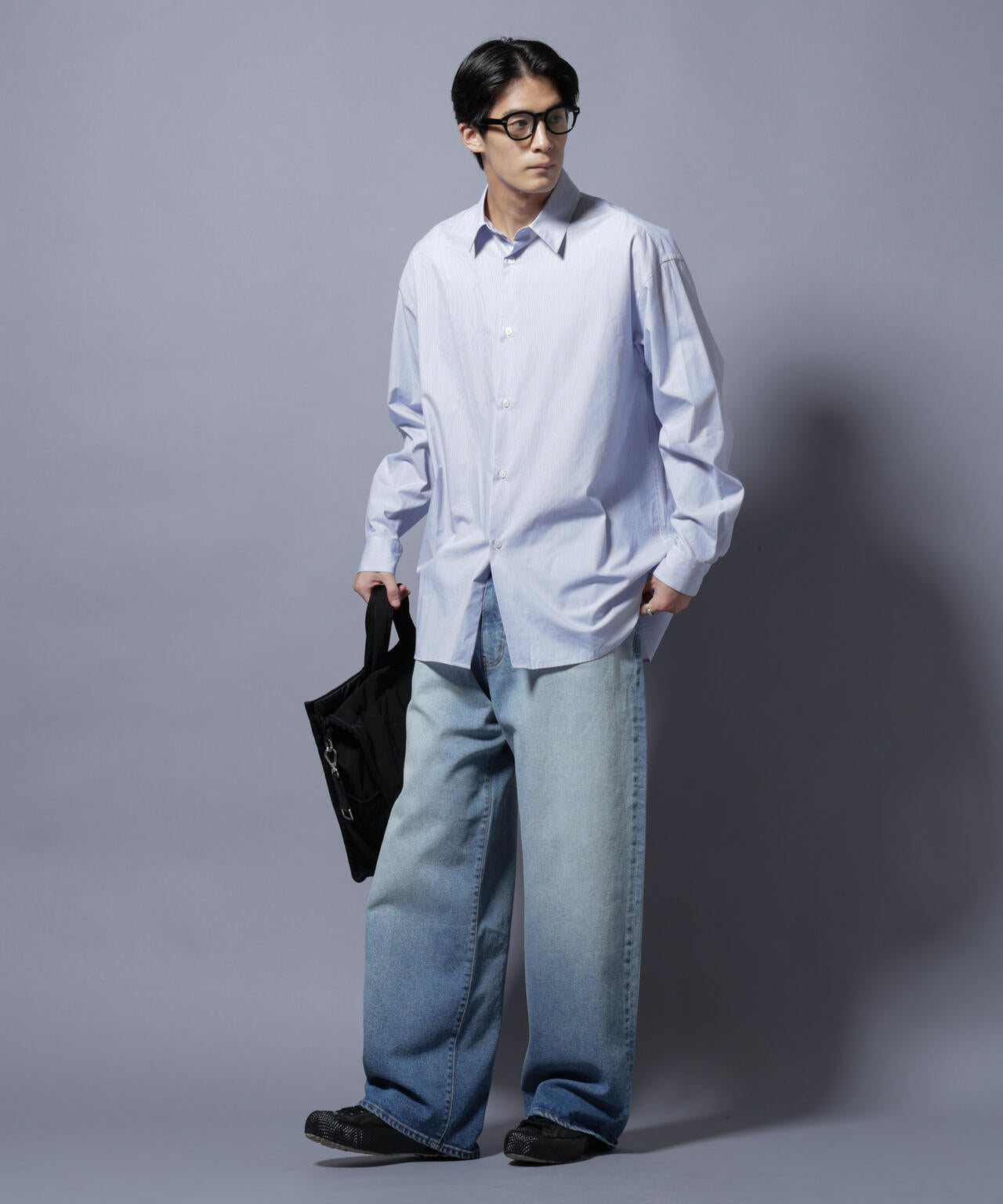 ｢SIDOGRAS-SIDOPOPEL｣ マイクロストライプシャツ 6685220217