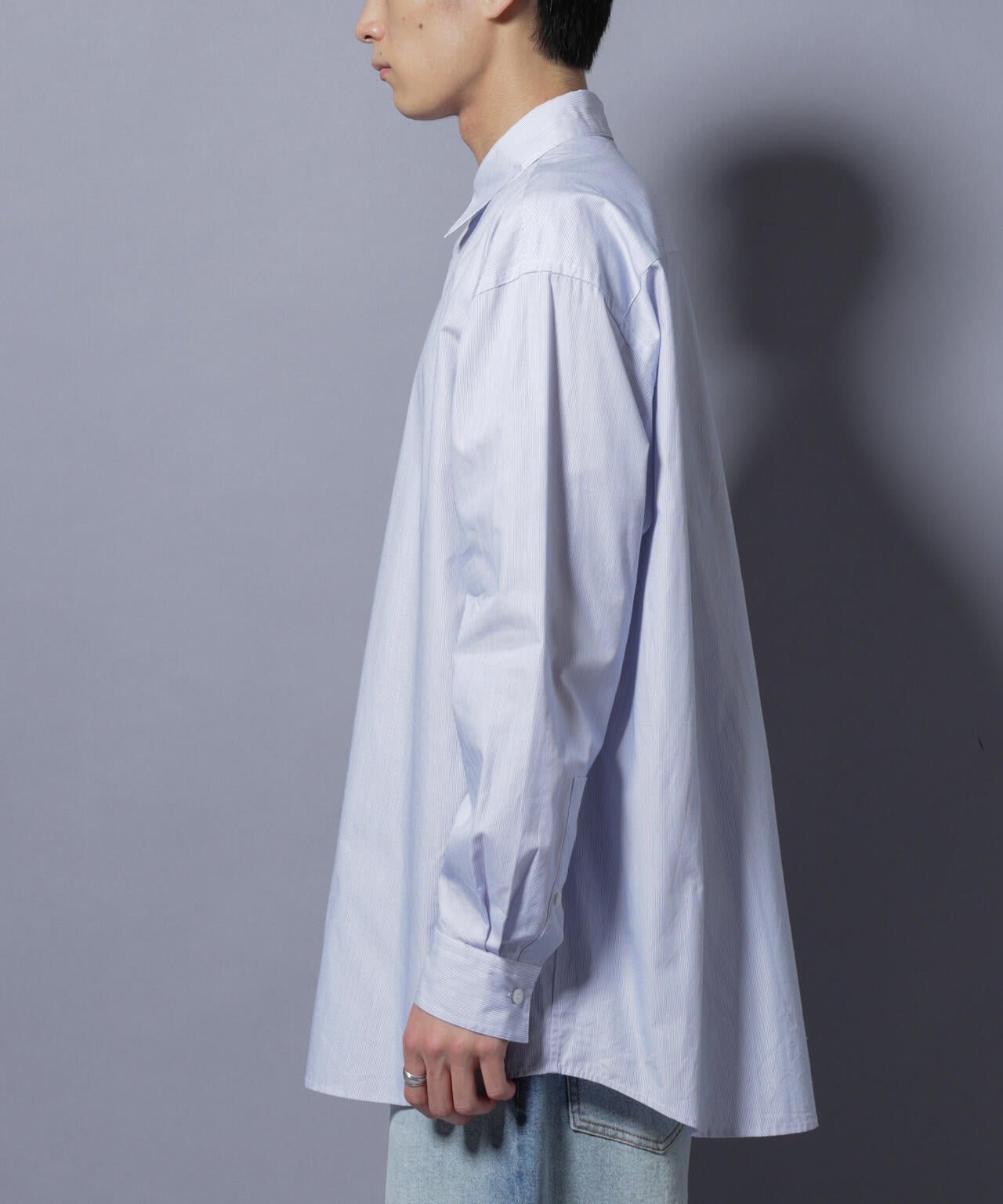 ｢SIDOGRAS-SIDOPOPEL｣ マイクロストライプシャツ 6685220217