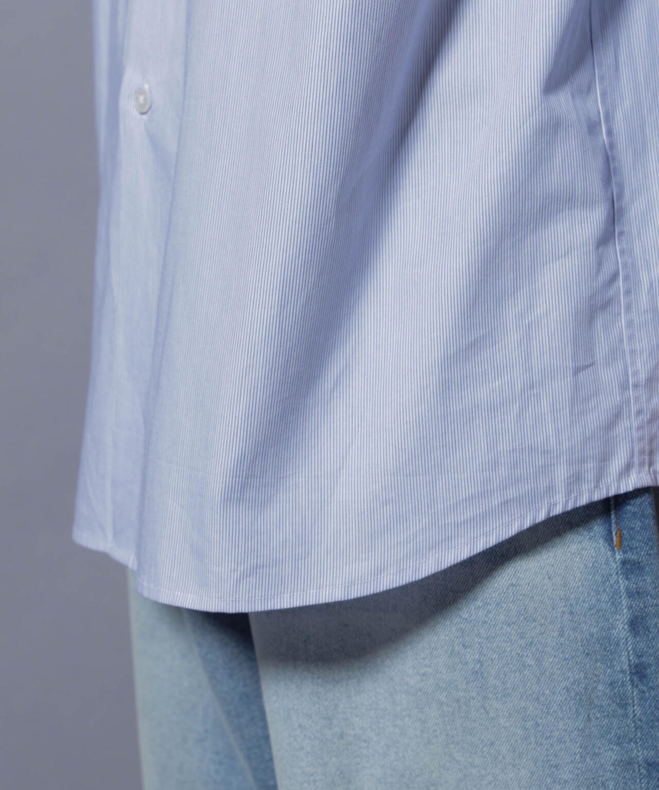 SIDOGRAS-SIDOPOPEL｣ マイクロストライプシャツ