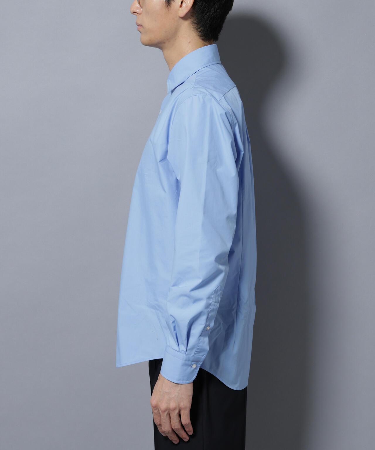 「N shirt」Anti Soaked(R)汗染み防止セミワイドカラーシャツ長袖 6685220218