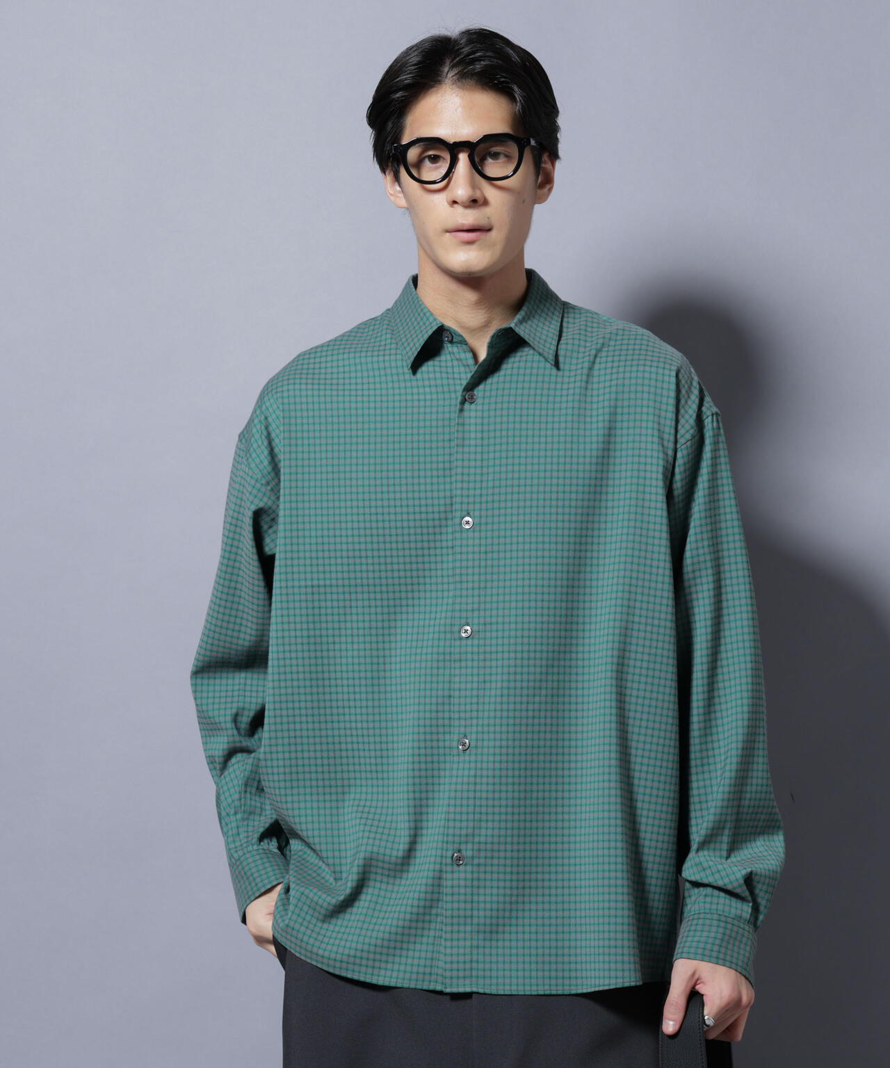 HUMAN MADE グリーン チェック柄 長袖シャツL新品 シャツ メンズ チェック ネルシャツ 綿100％ チェック柄 レギュラー