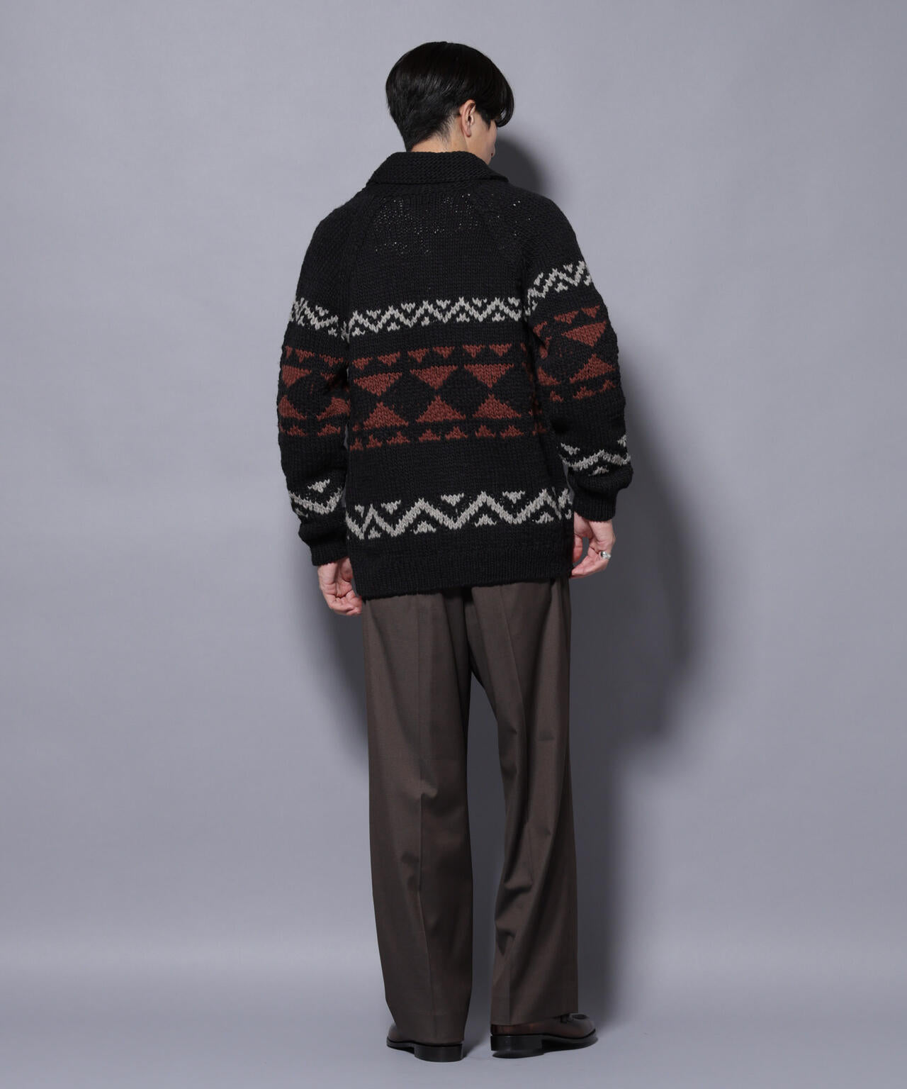 ナノユニバース（NANO universe）/ペルー産カウチンセーター ペルー産カウチンセーター