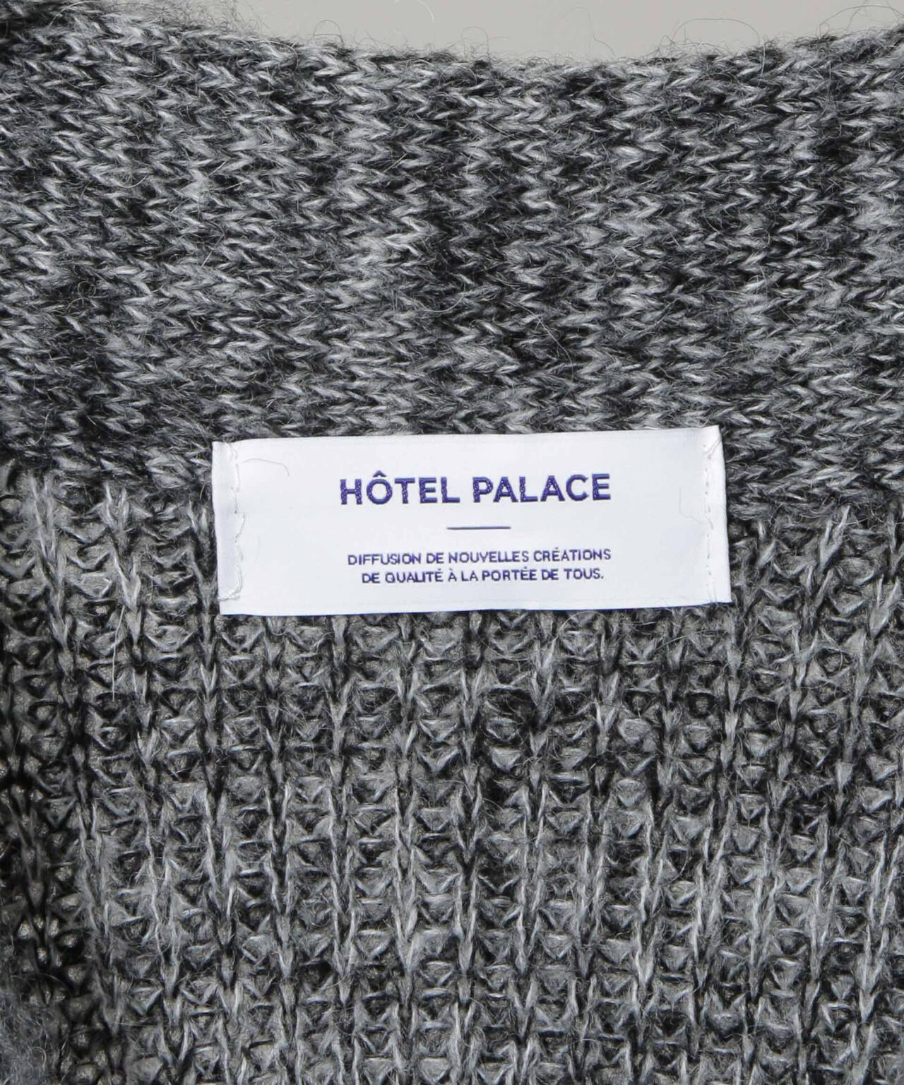 ｢HOTEL PALACE｣ フライフロントミックスシャギーカーディガン 6685222214