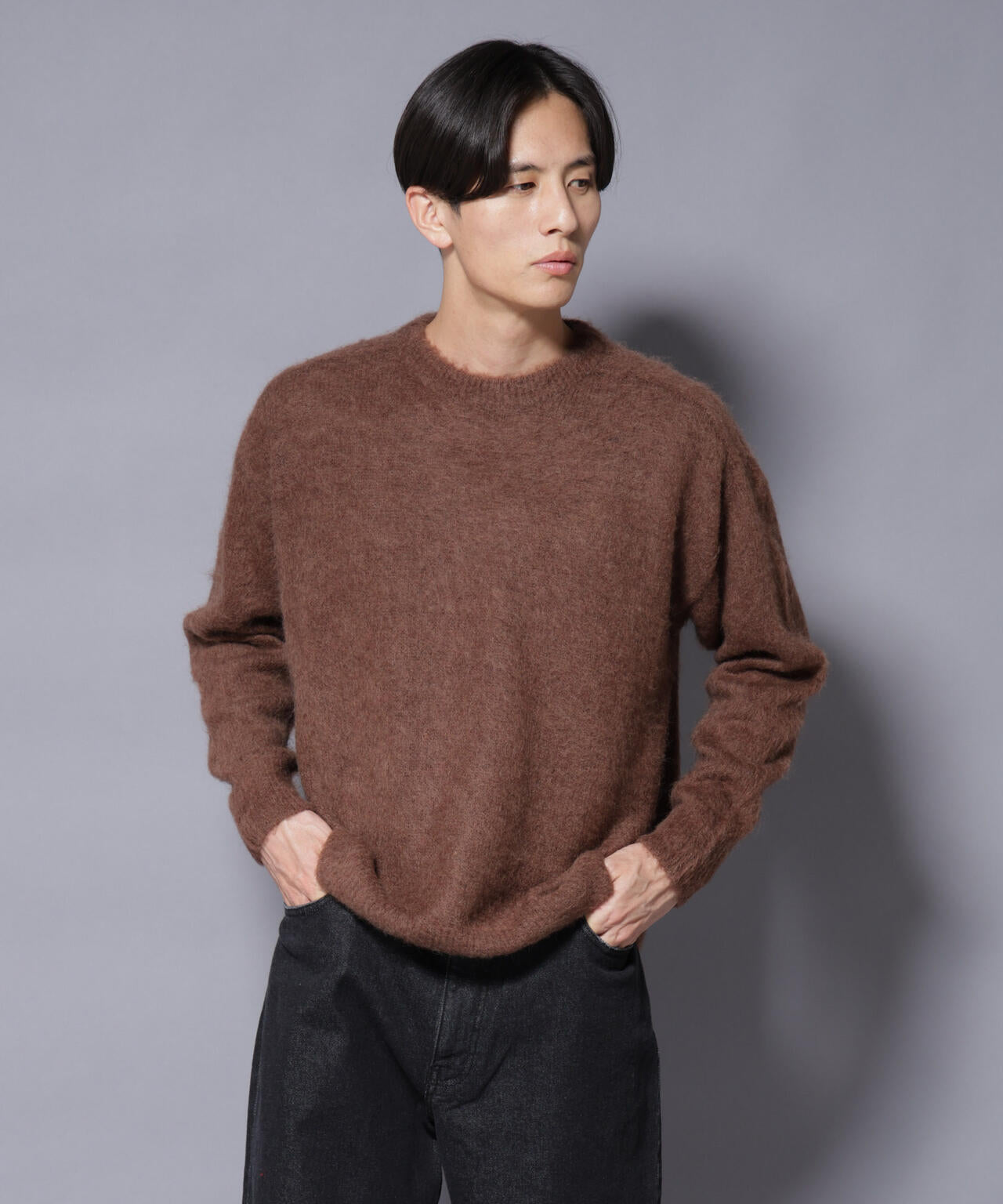 COFIL｣ SCIARADA モヘヤ混 クルーネックニット