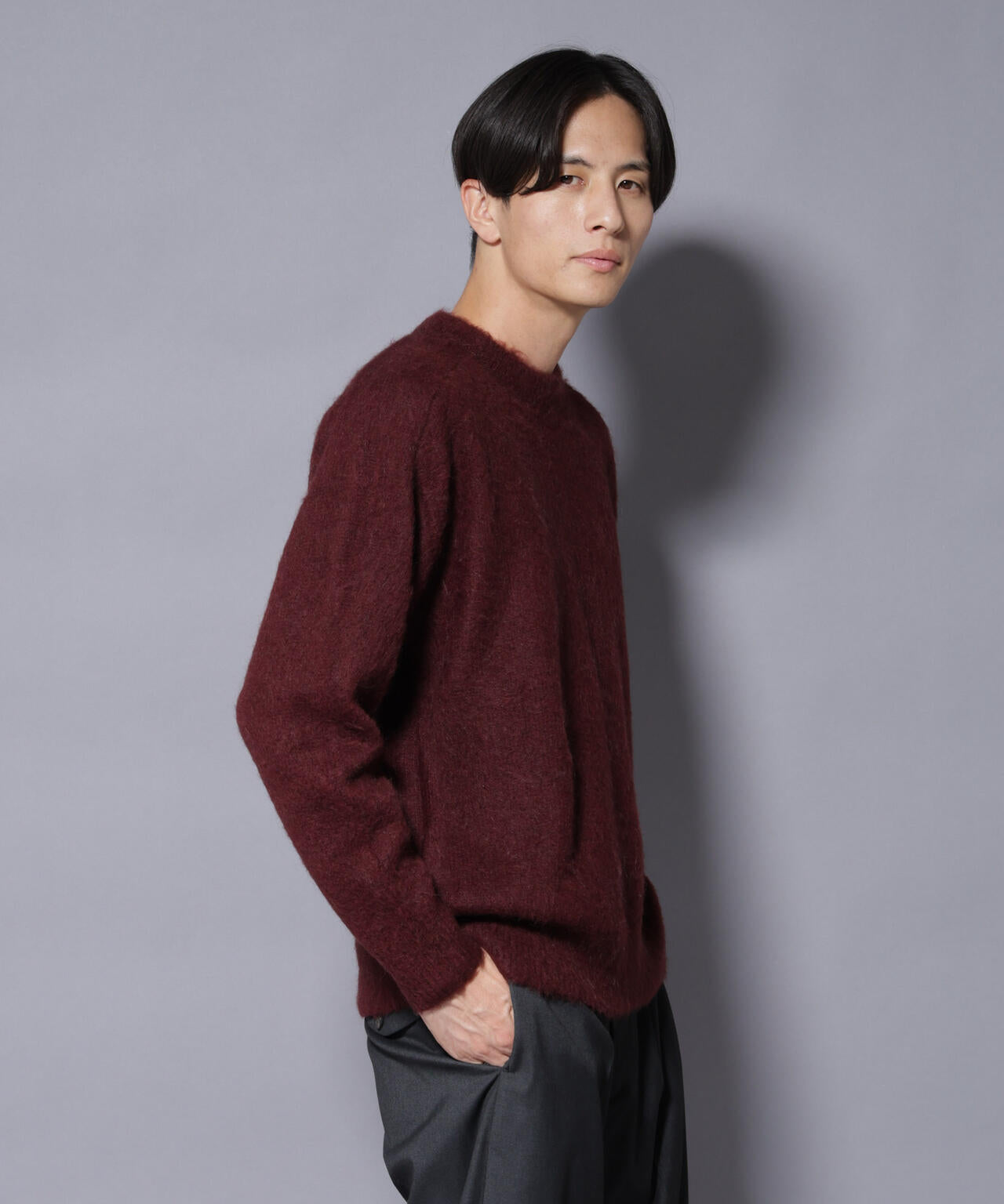 COFIL｣ SCIARADA モヘヤ混 クルーネックニット