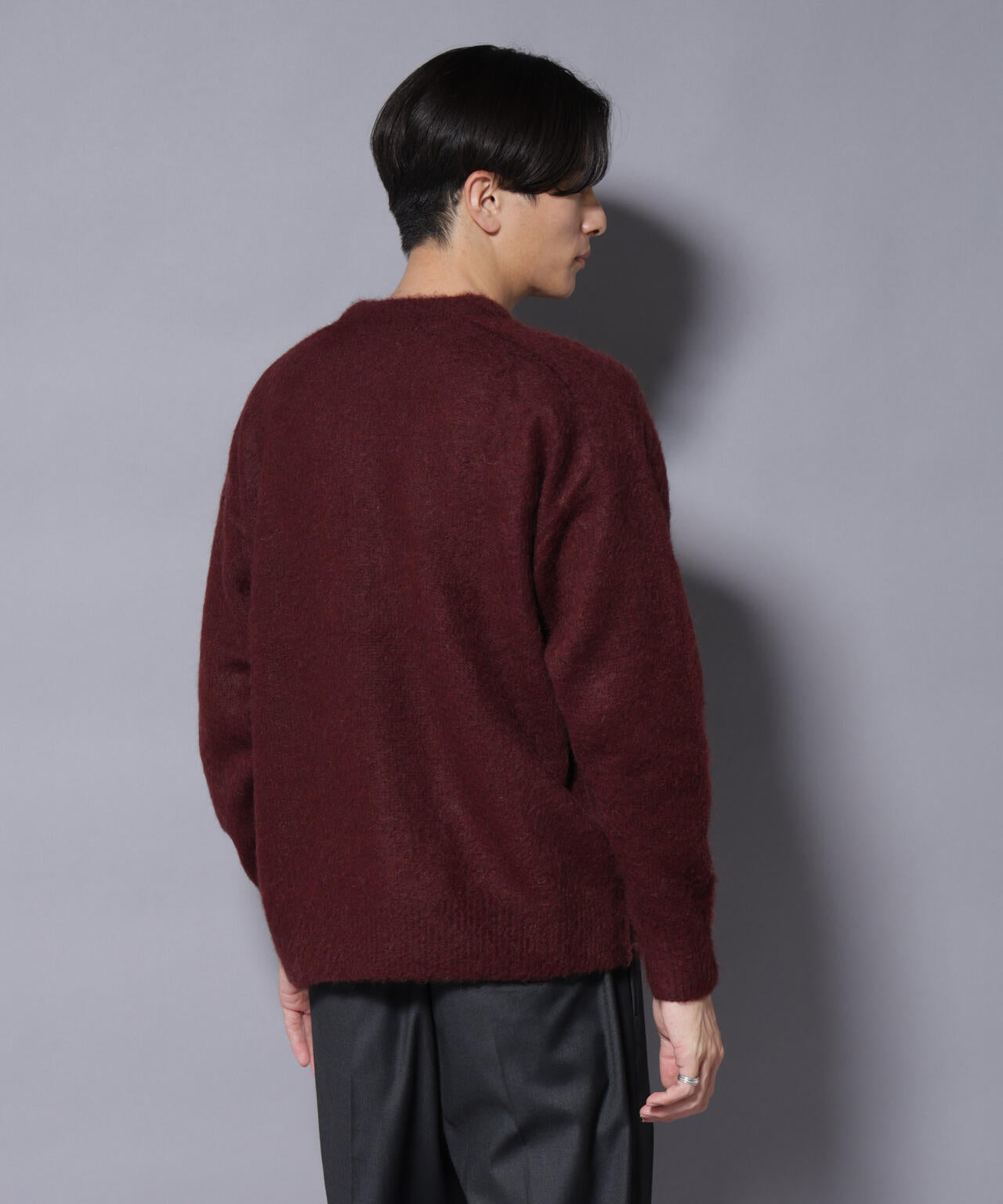 ｢COFIL｣ SCIARADA モヘヤ混 クルーネックニット 6685222235