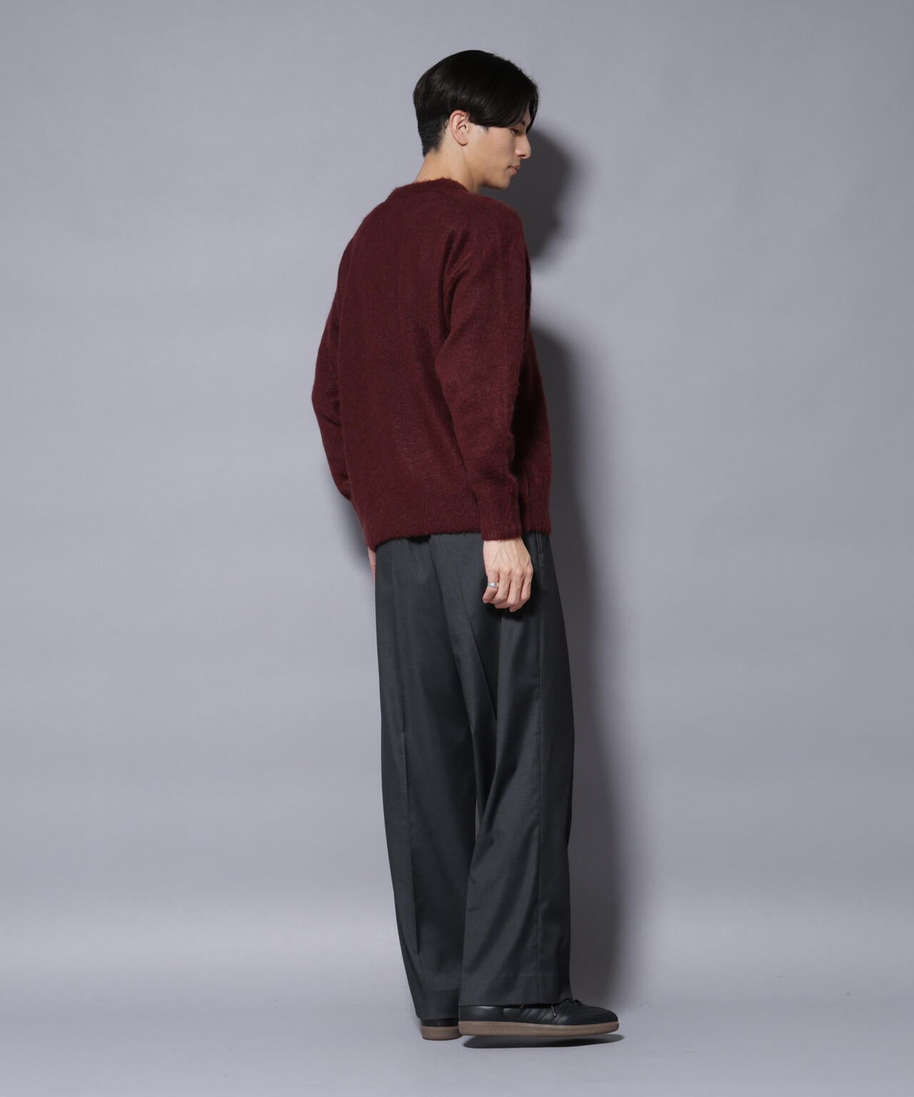 ｢COFIL｣ SCIARADA モヘヤ混 クルーネックニット 6685222235