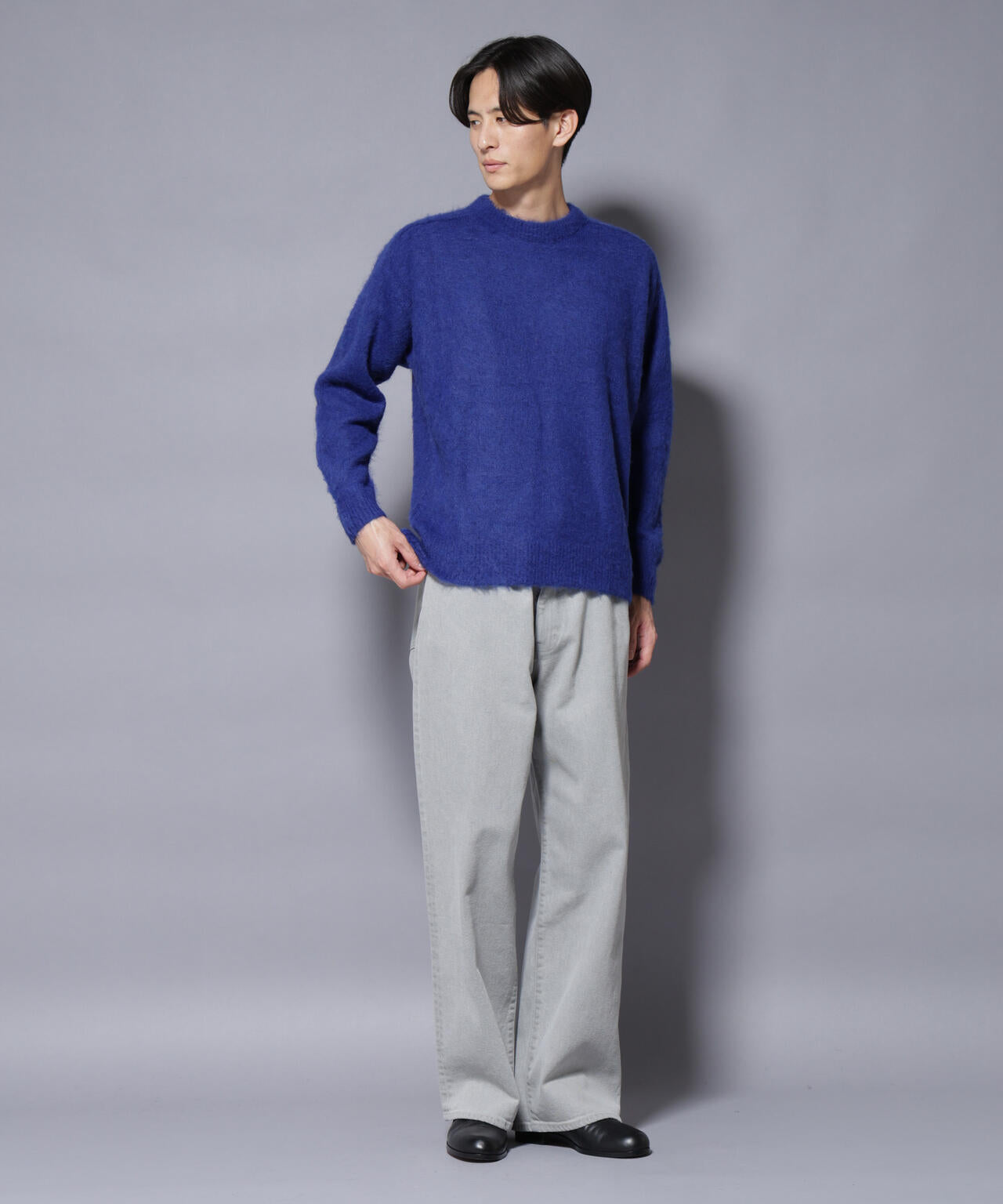 ｢COFIL｣ SCIARADA モヘヤ混 クルーネックニット 6685222235