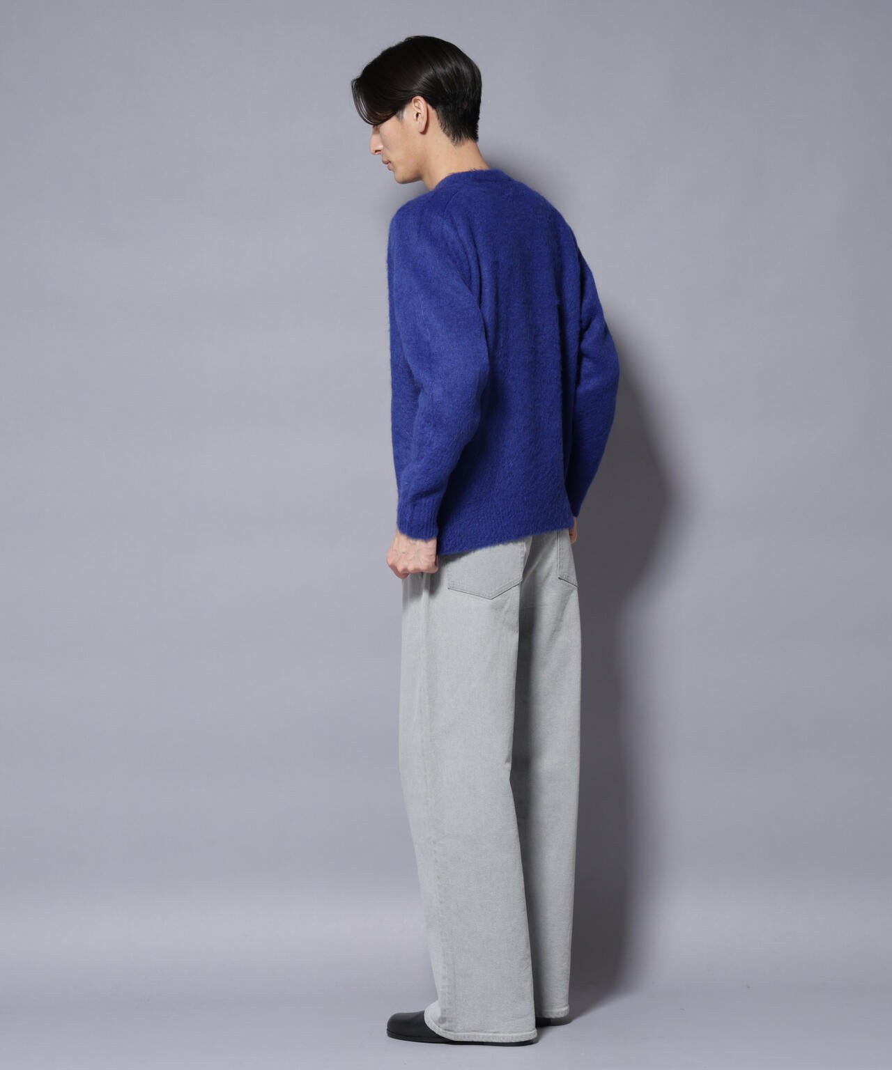 ｢COFIL｣ SCIARADA モヘヤ混 クルーネックニット 6685222235