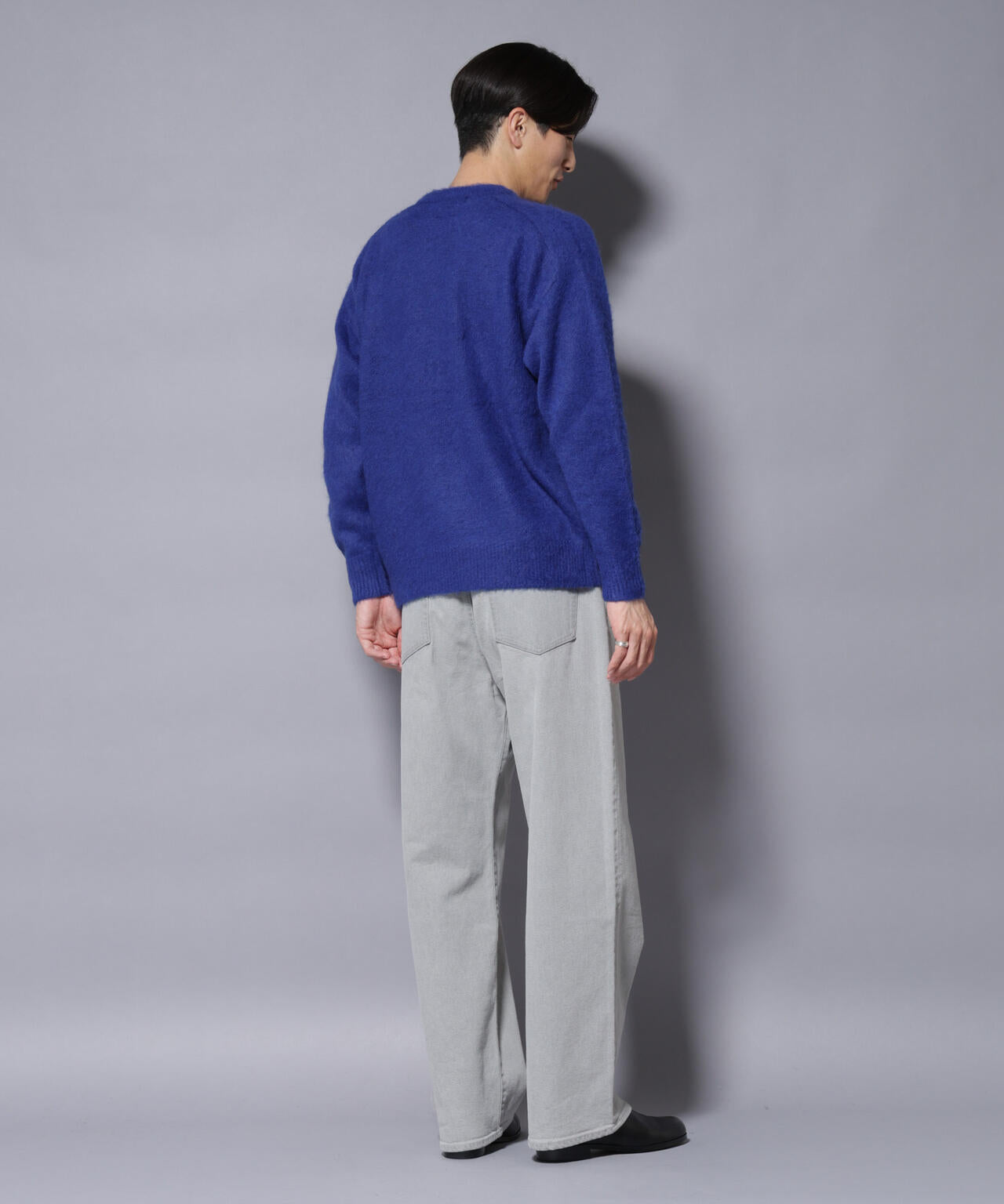 ｢COFIL｣ SCIARADA モヘヤ混 クルーネックニット 6685222235