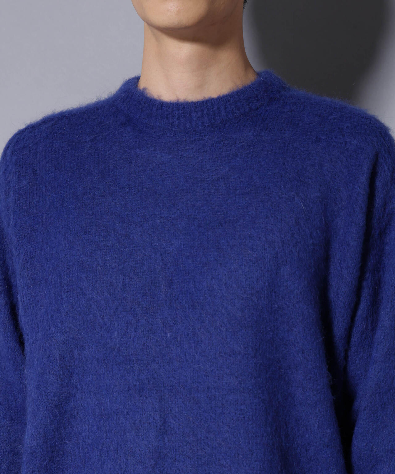 ｢COFIL｣ SCIARADA モヘヤ混 クルーネックニット 6685222235