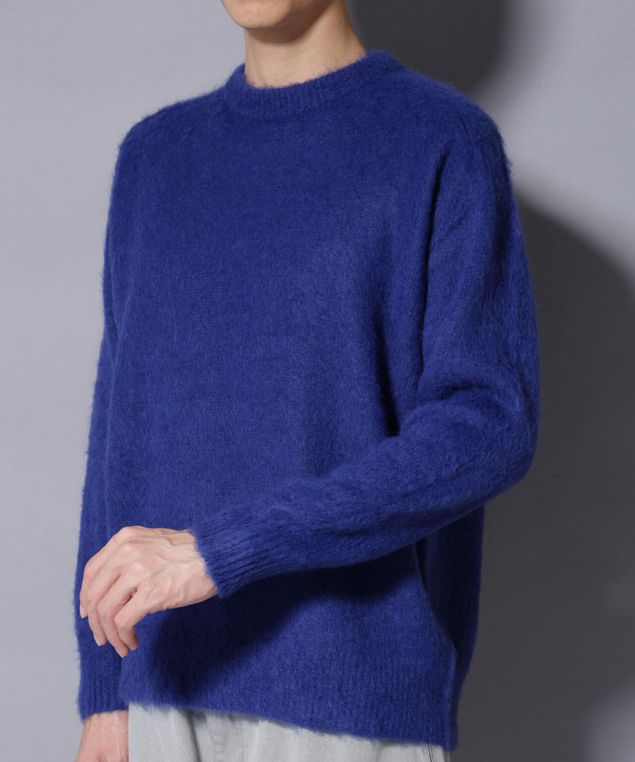 ｢COFIL｣ SCIARADA モヘヤ混 クルーネックニット 6685222235